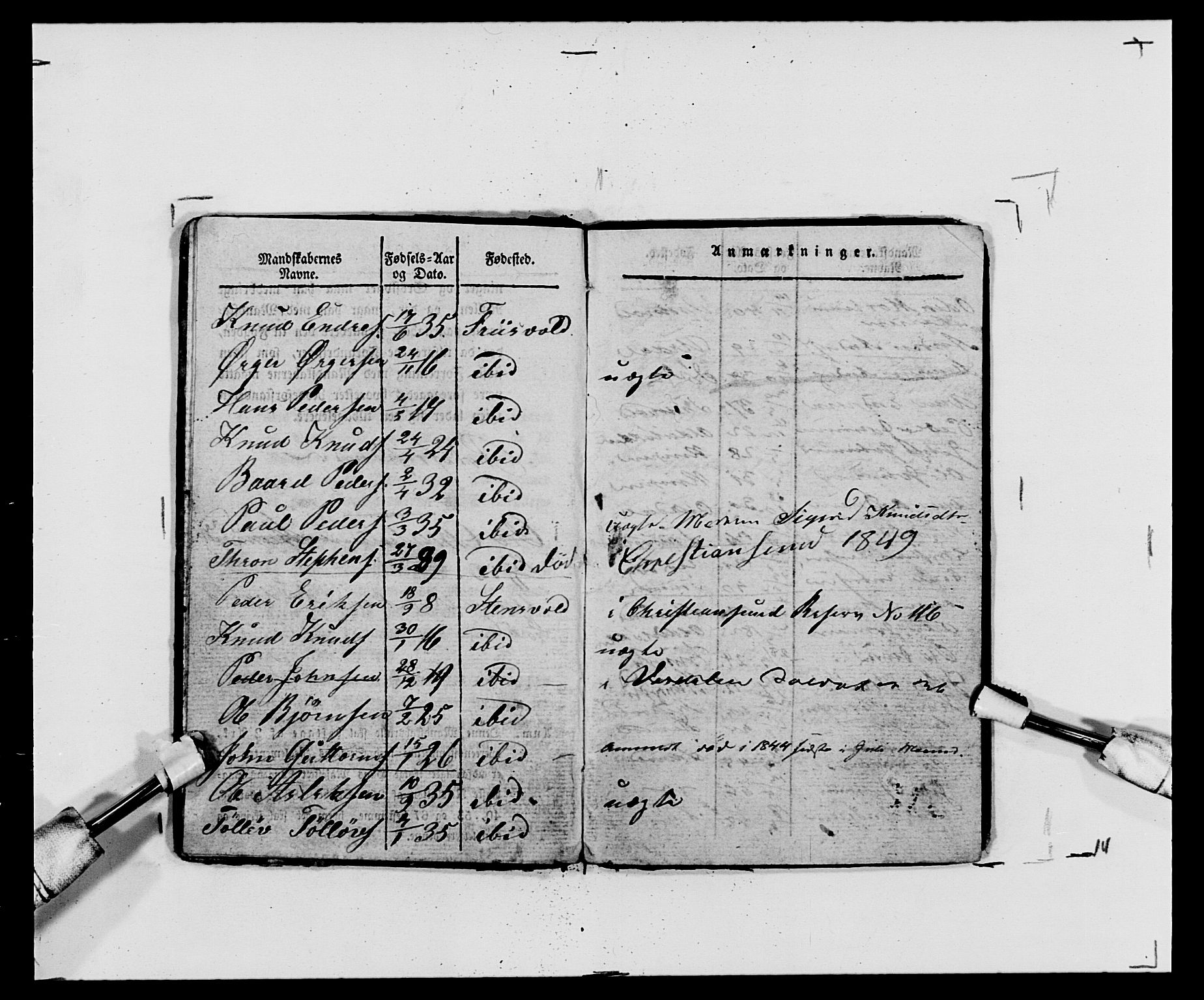 Generalitets- og kommissariatskollegiet, Det kongelige norske kommissariatskollegium, AV/RA-EA-5420/E/Eh/L0120: Tingvollske kompani, 1850-1870, p. 317