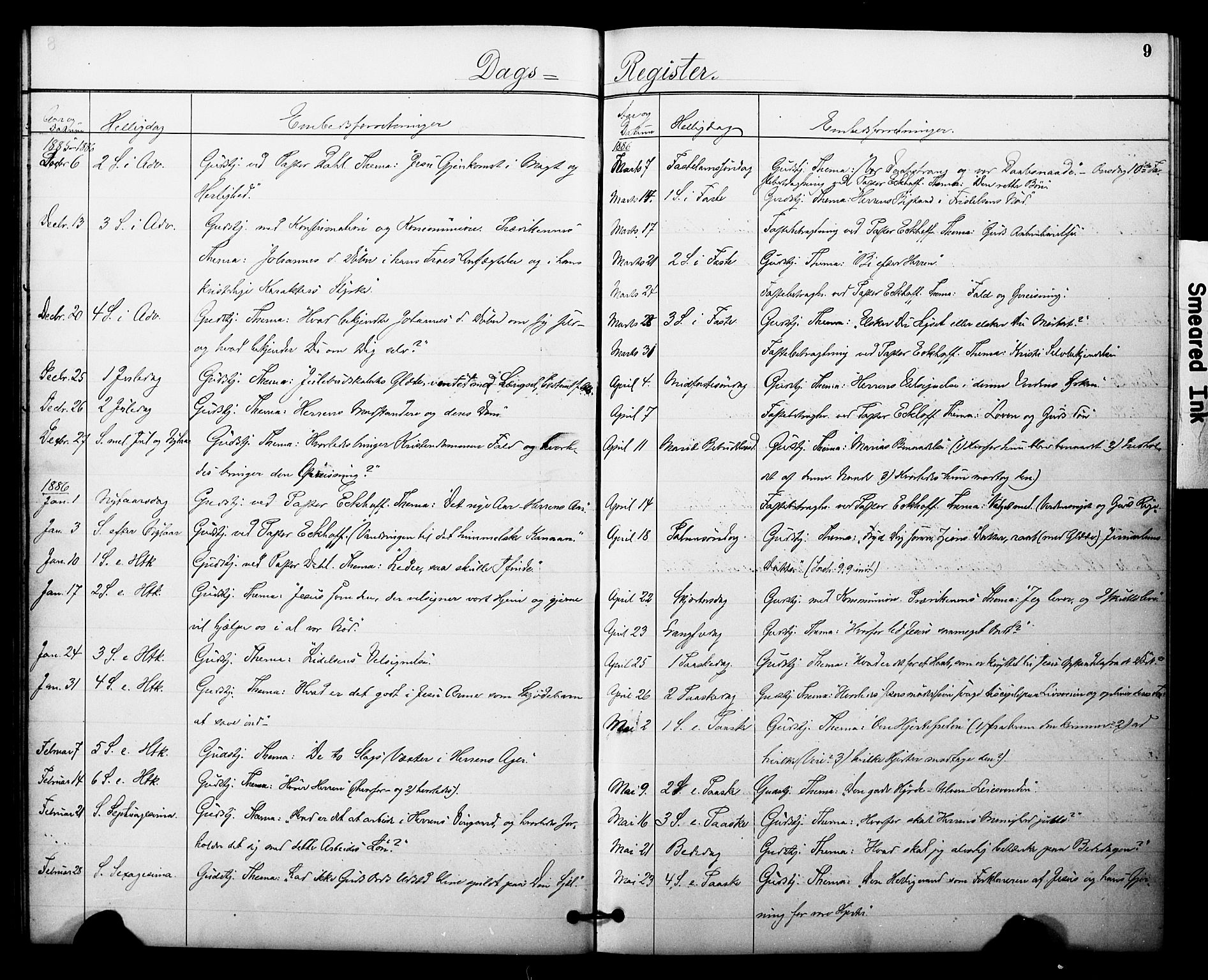 Akershus festnings slaveri Kirkebøker, SAO/A-10841/F/Fa/L0003: Parish register (official) no. 3, 1884-1912, p. 9