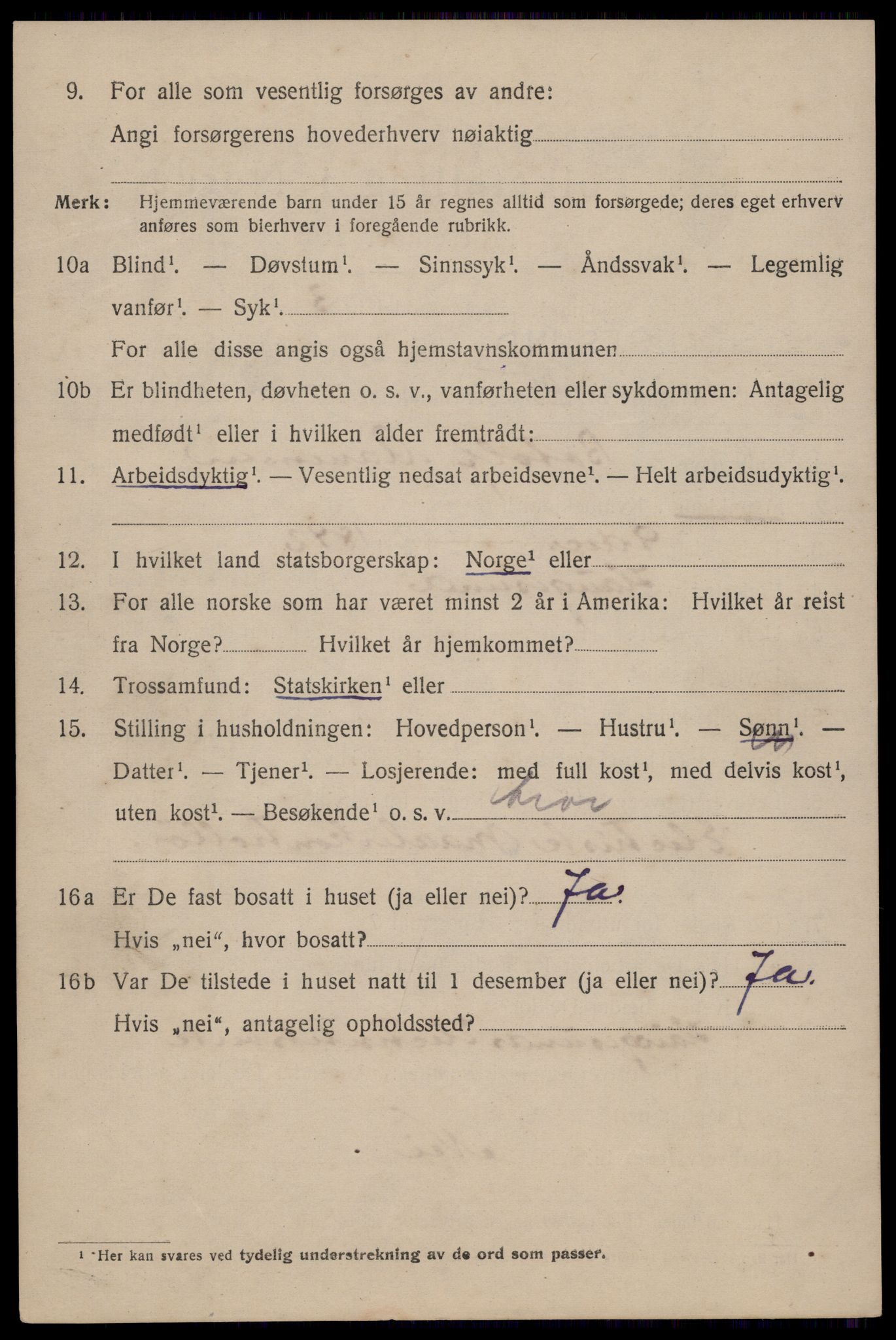 SAST, 1920 census for Haugesund, 1920, p. 17912