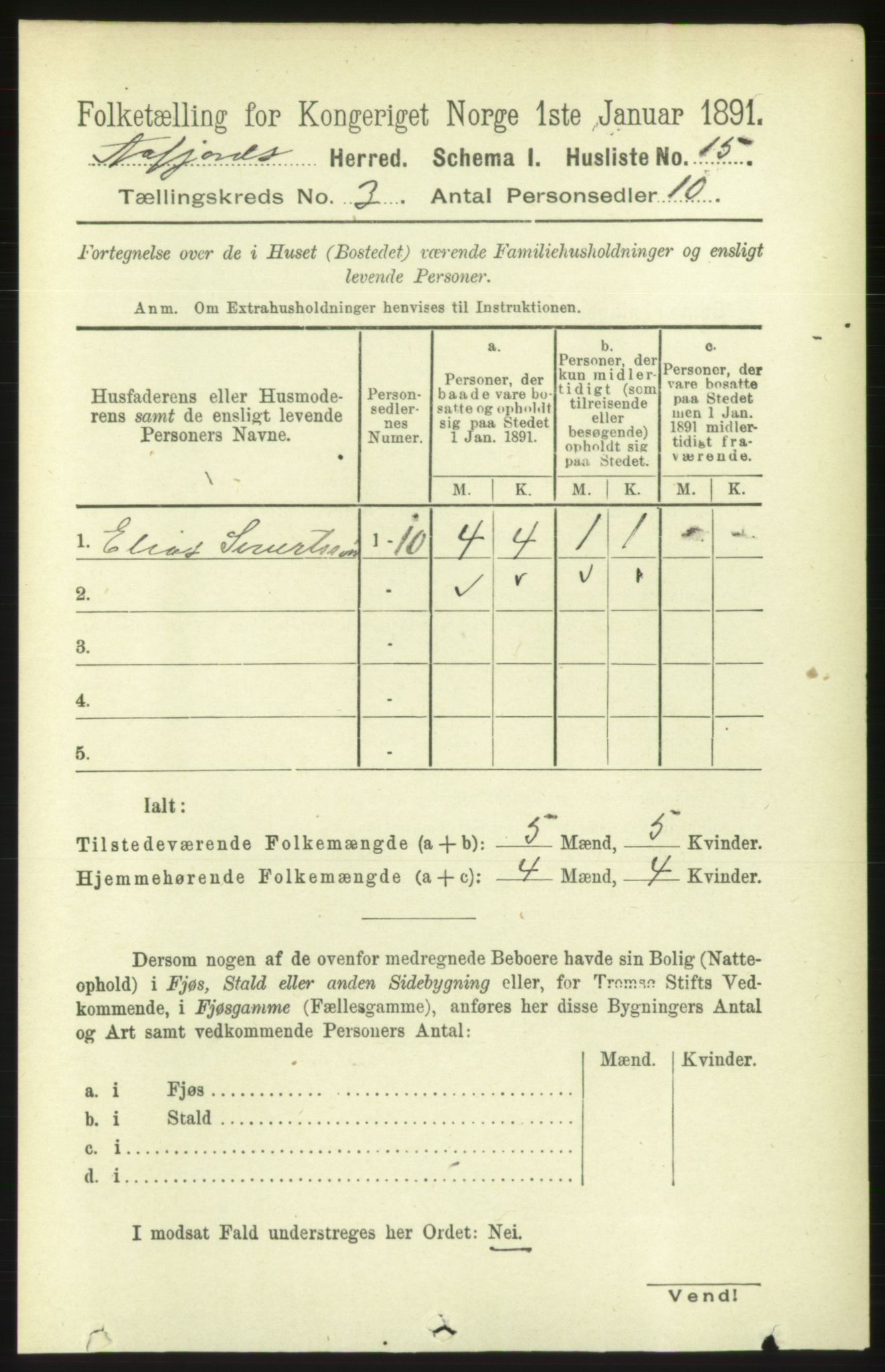 RA, 1891 census for 1630 Åfjord, 1891, p. 566