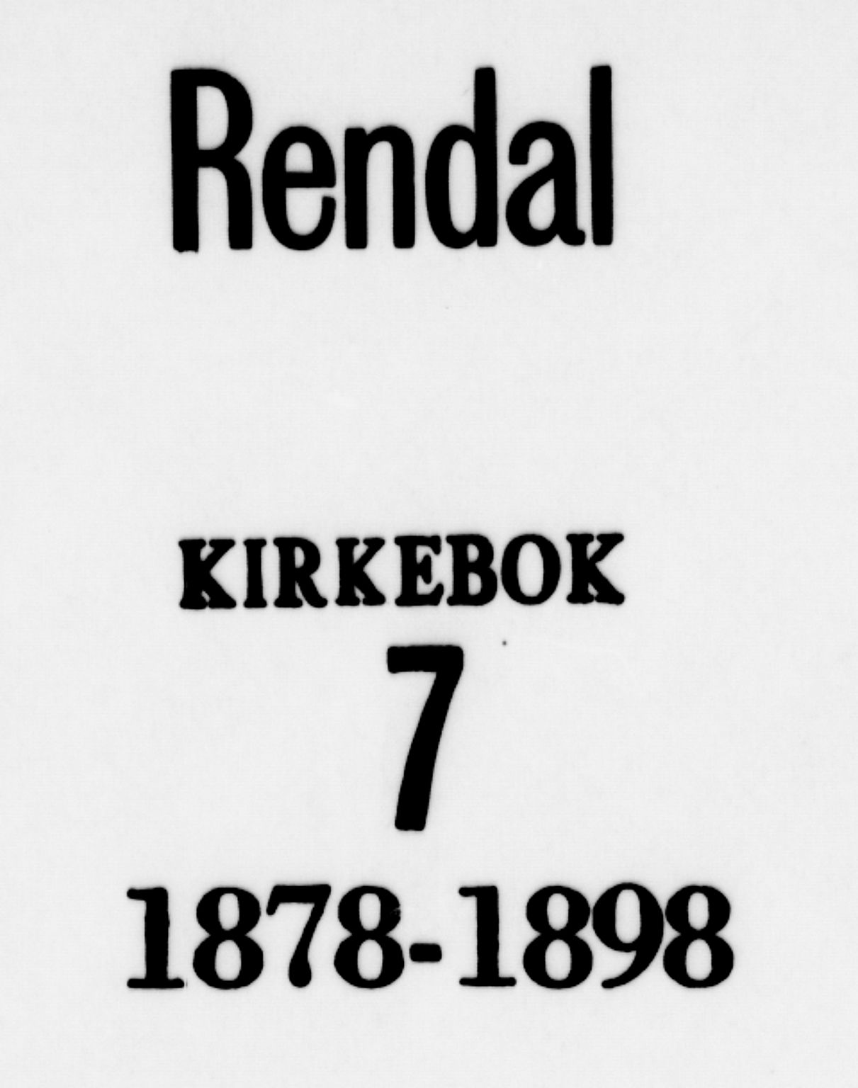 Rendalen prestekontor, SAH/PREST-054/H/Ha/Haa/L0007: Parish register (official) no. 7, 1878-1898