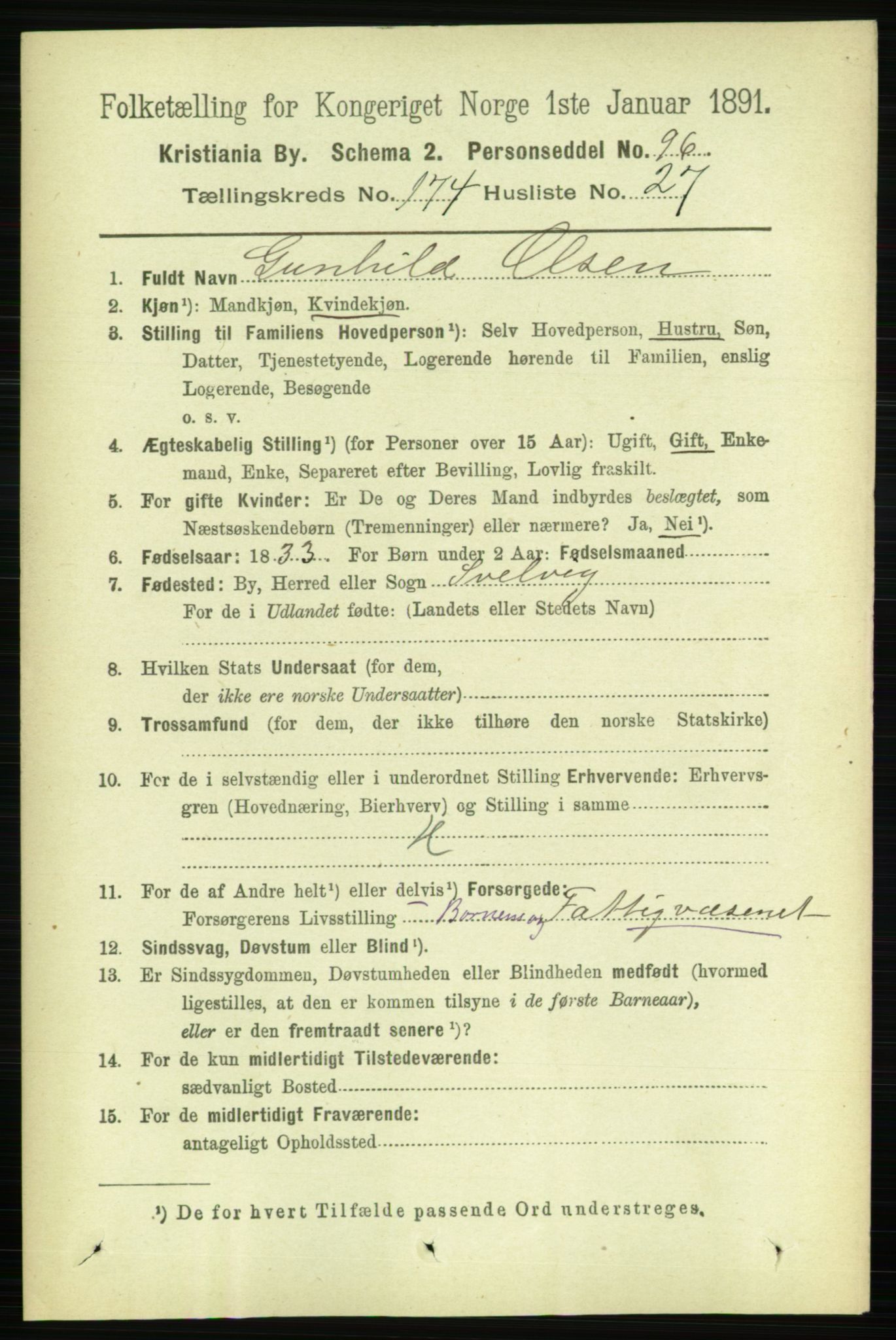 RA, 1891 census for 0301 Kristiania, 1891, p. 104668