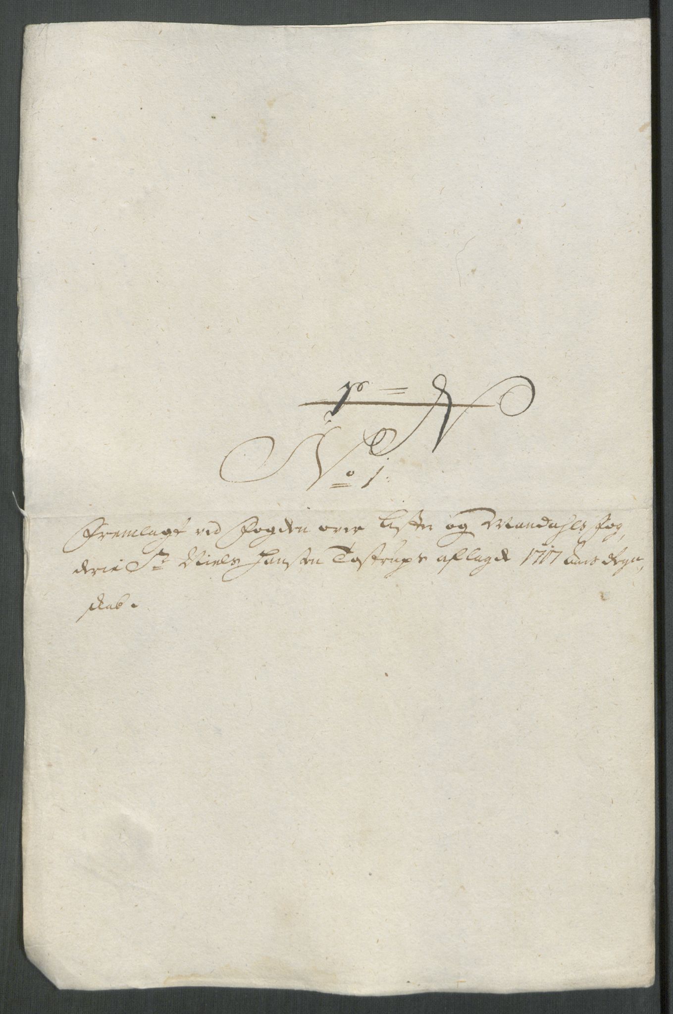 Rentekammeret inntil 1814, Reviderte regnskaper, Fogderegnskap, RA/EA-4092/R43/L2561: Fogderegnskap Lista og Mandal, 1717, p. 17