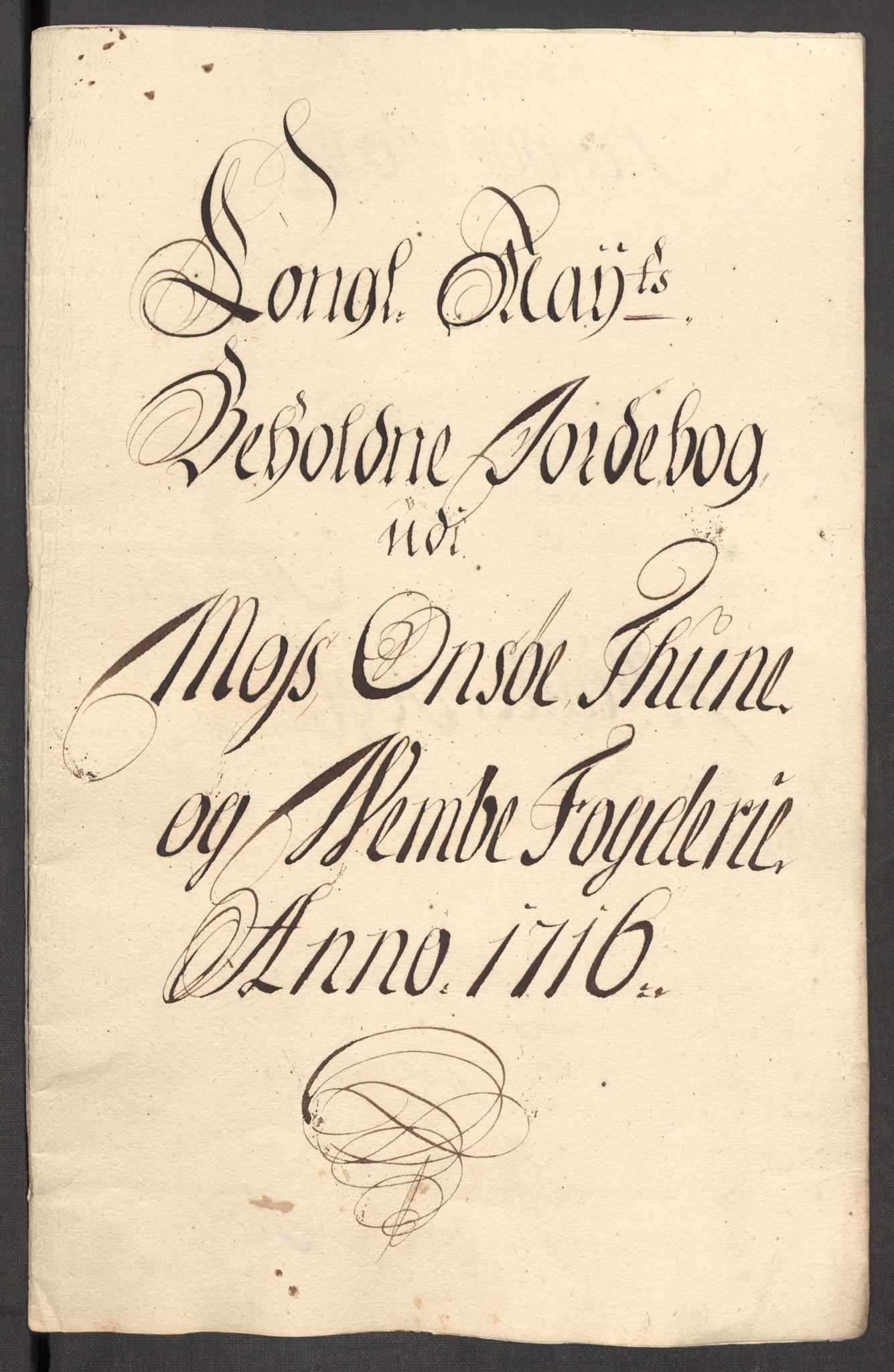 Rentekammeret inntil 1814, Reviderte regnskaper, Fogderegnskap, RA/EA-4092/R04/L0140: Fogderegnskap Moss, Onsøy, Tune, Veme og Åbygge, 1715-1716, p. 303