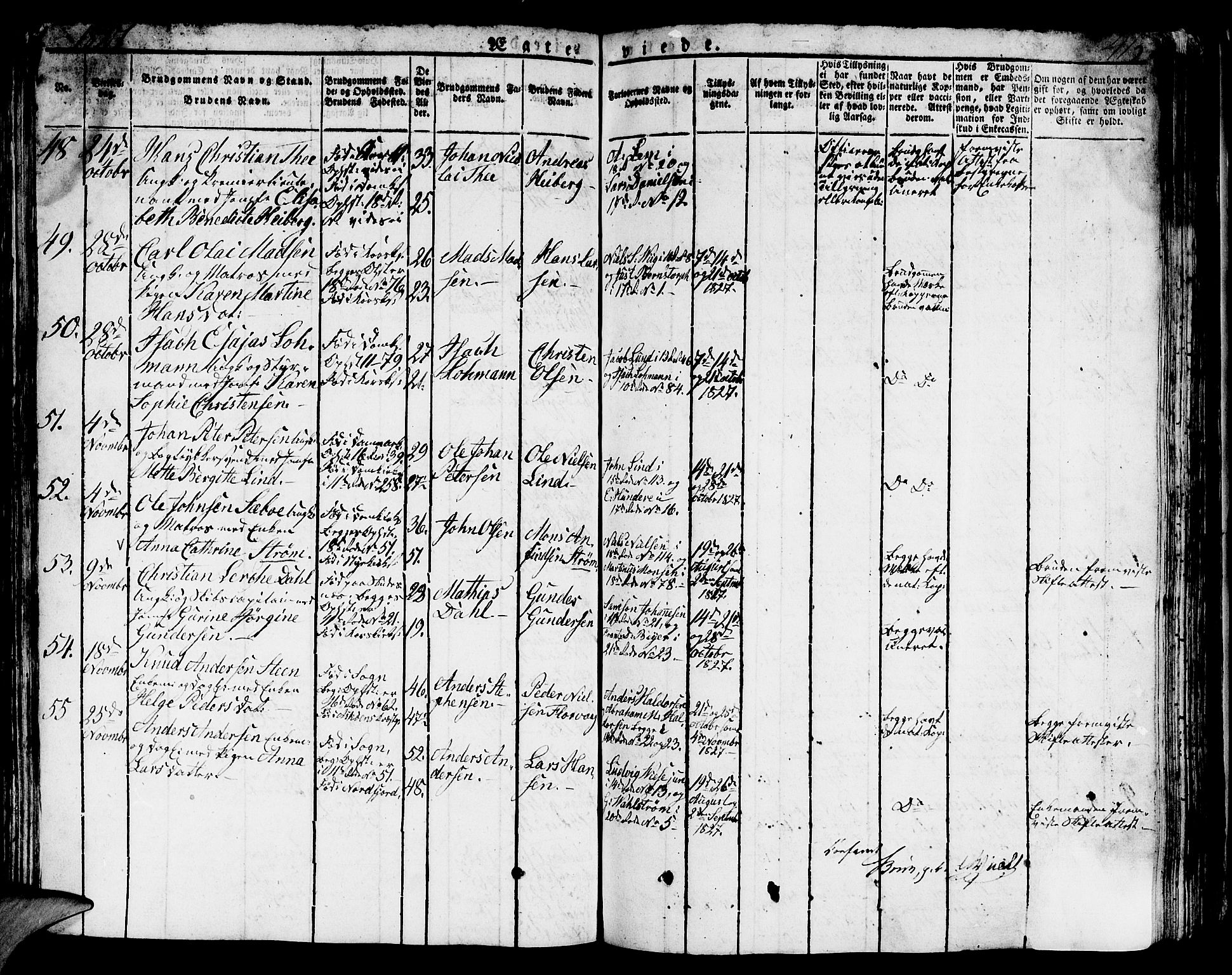 Domkirken sokneprestembete, SAB/A-74801/H/Hab/L0002: Parish register (copy) no. A 2, 1821-1839, p. 417