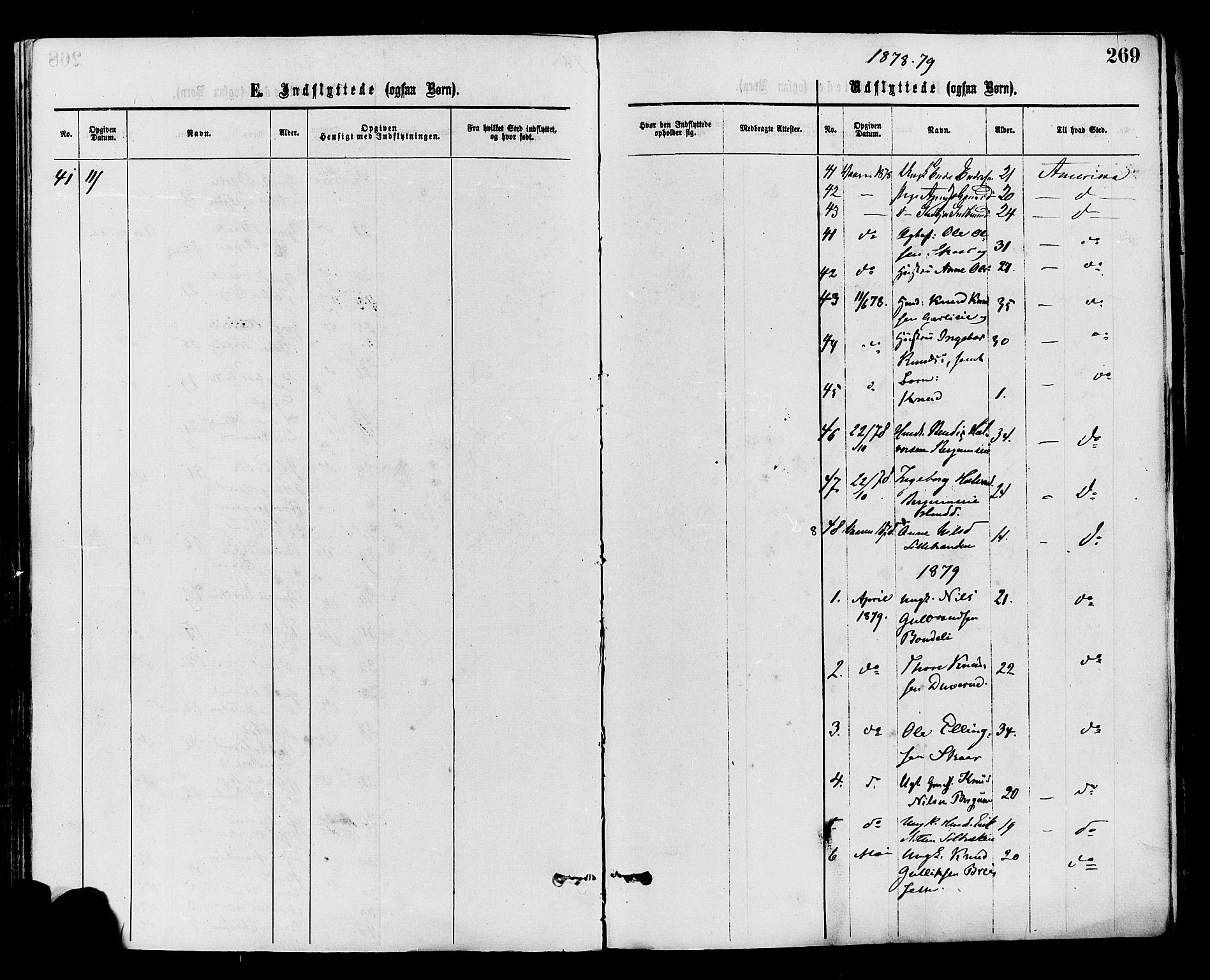 Nord-Aurdal prestekontor, SAH/PREST-132/H/Ha/Haa/L0009: Parish register (official) no. 9, 1876-1882, p. 269