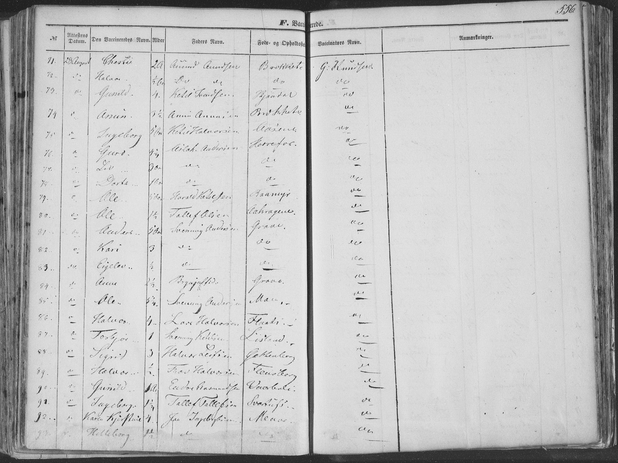 Seljord kirkebøker, AV/SAKO-A-20/F/Fa/L012b: Parish register (official) no. I 12B, 1850-1865, p. 556