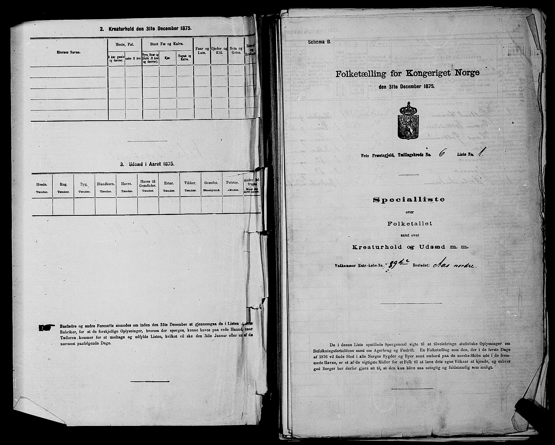 RA, 1875 census for 0227P Fet, 1875, p. 799