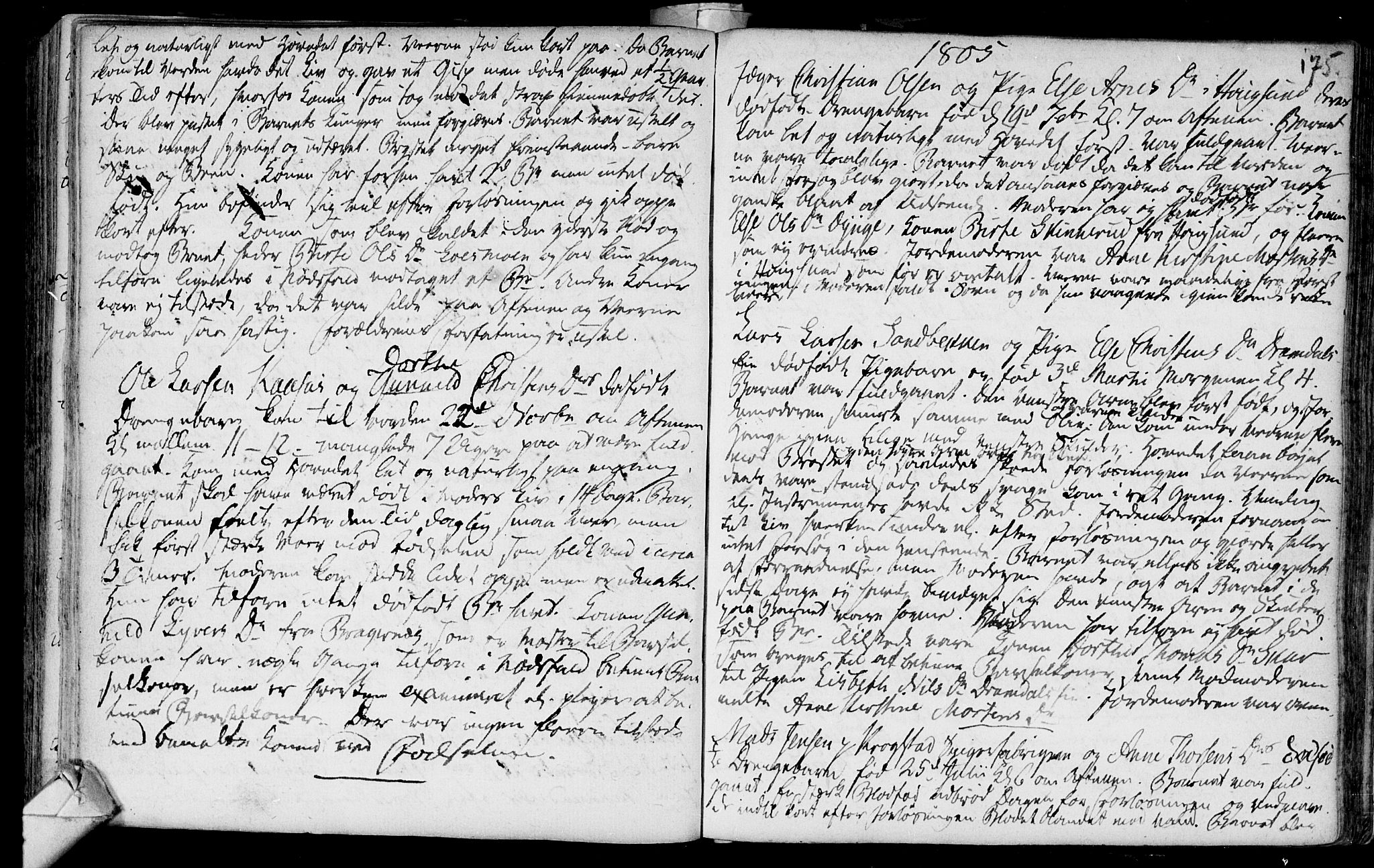 Eiker kirkebøker, AV/SAKO-A-4/F/Fa/L0007: Parish register (official) no. I 7 /1, 1733-1808, p. 175