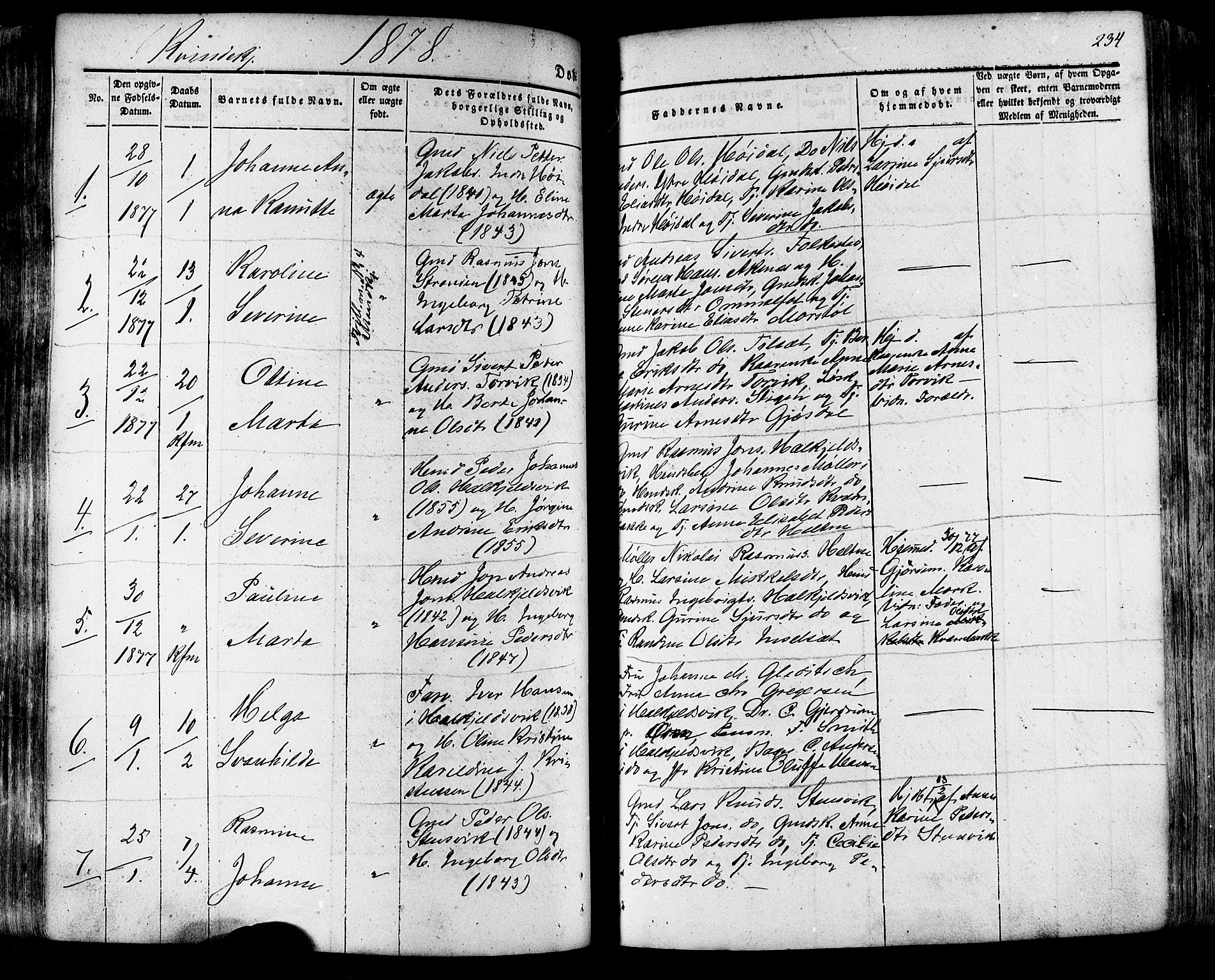 Ministerialprotokoller, klokkerbøker og fødselsregistre - Møre og Romsdal, SAT/A-1454/511/L0140: Parish register (official) no. 511A07, 1851-1878, p. 234