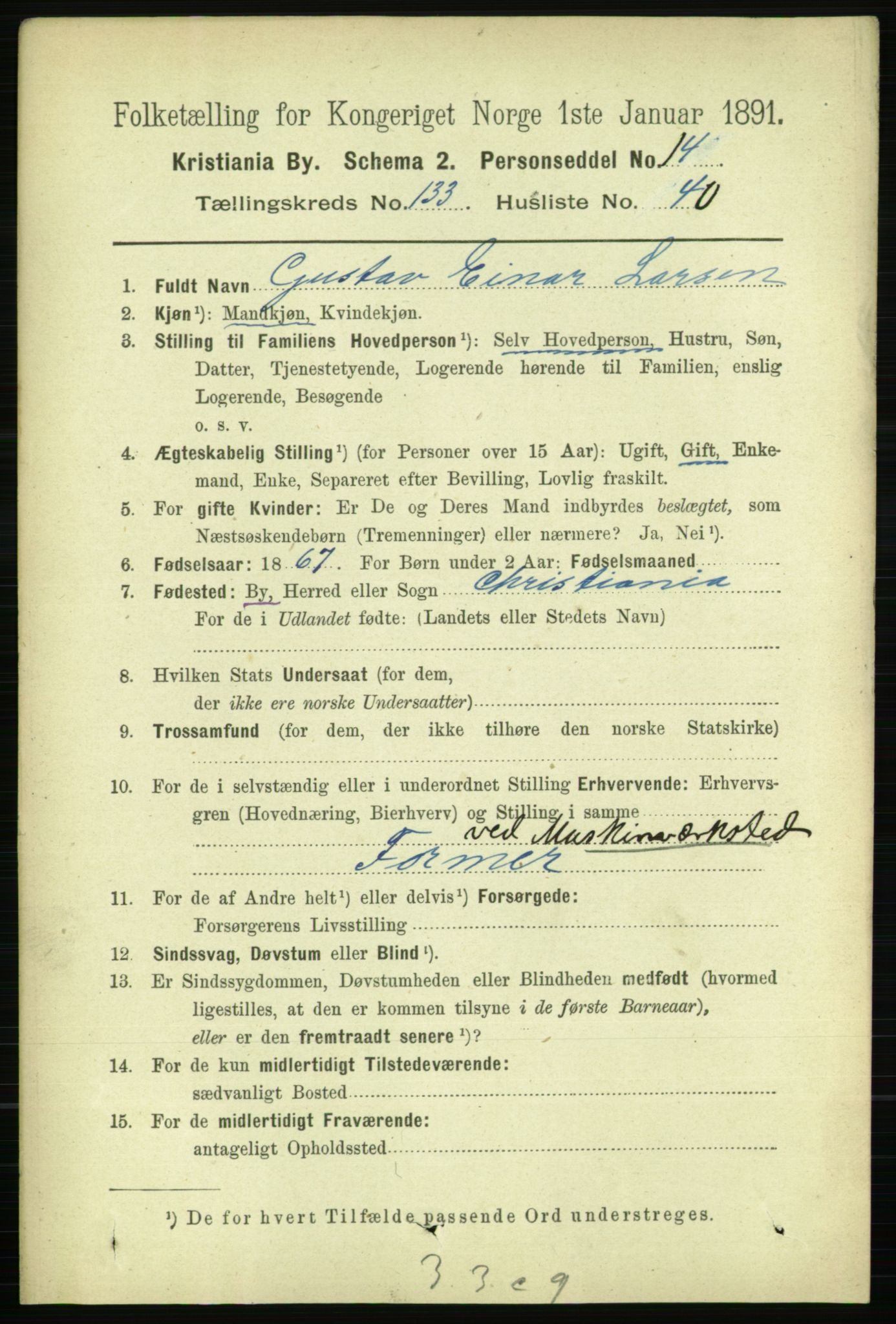 RA, 1891 census for 0301 Kristiania, 1891, p. 73171