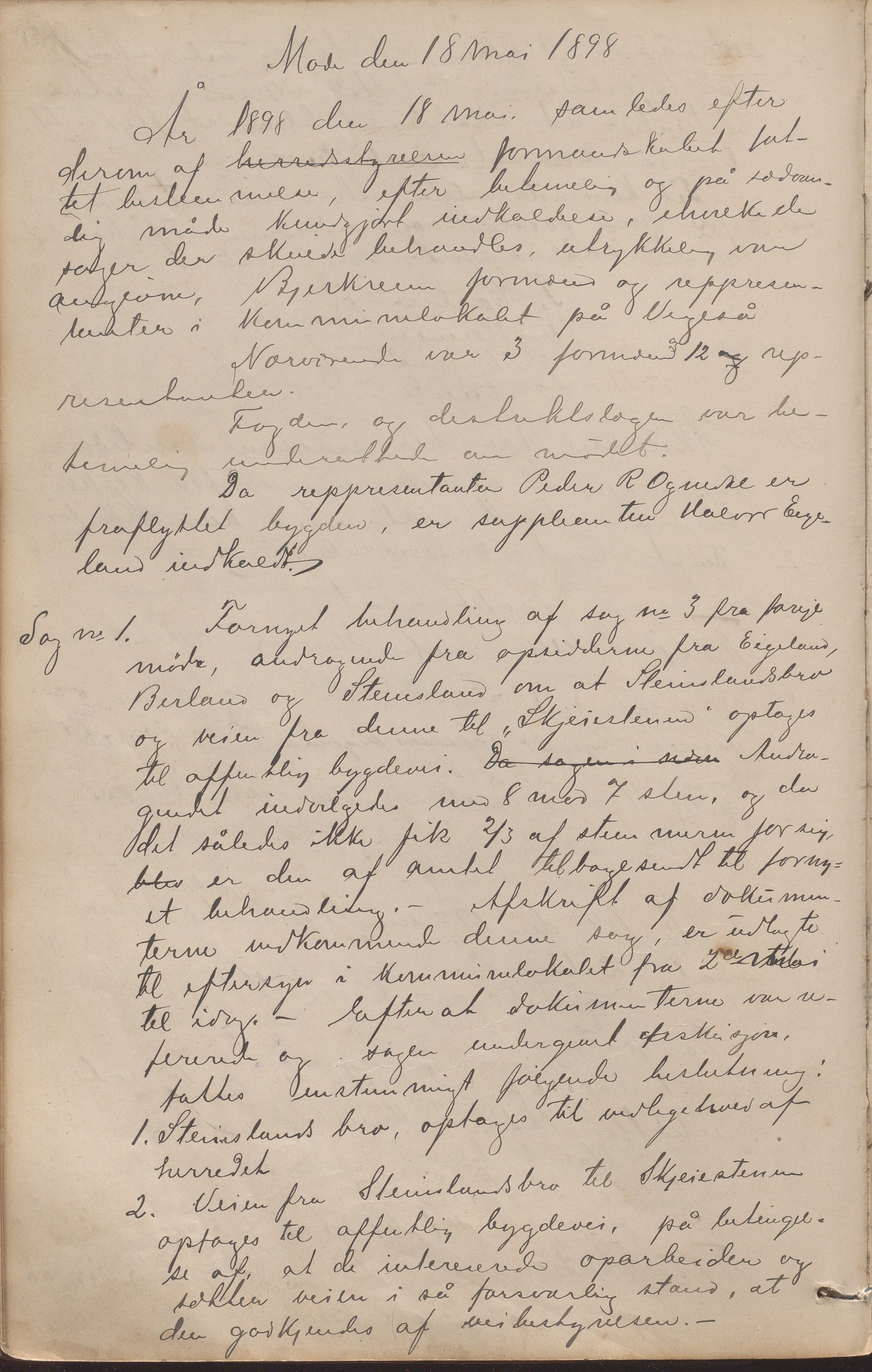 Bjerkreim kommune - Formannskapet/Sentraladministrasjonen, IKAR/K-101531/A/Aa/L0002: Møtebok, 1884-1903, p. 189b