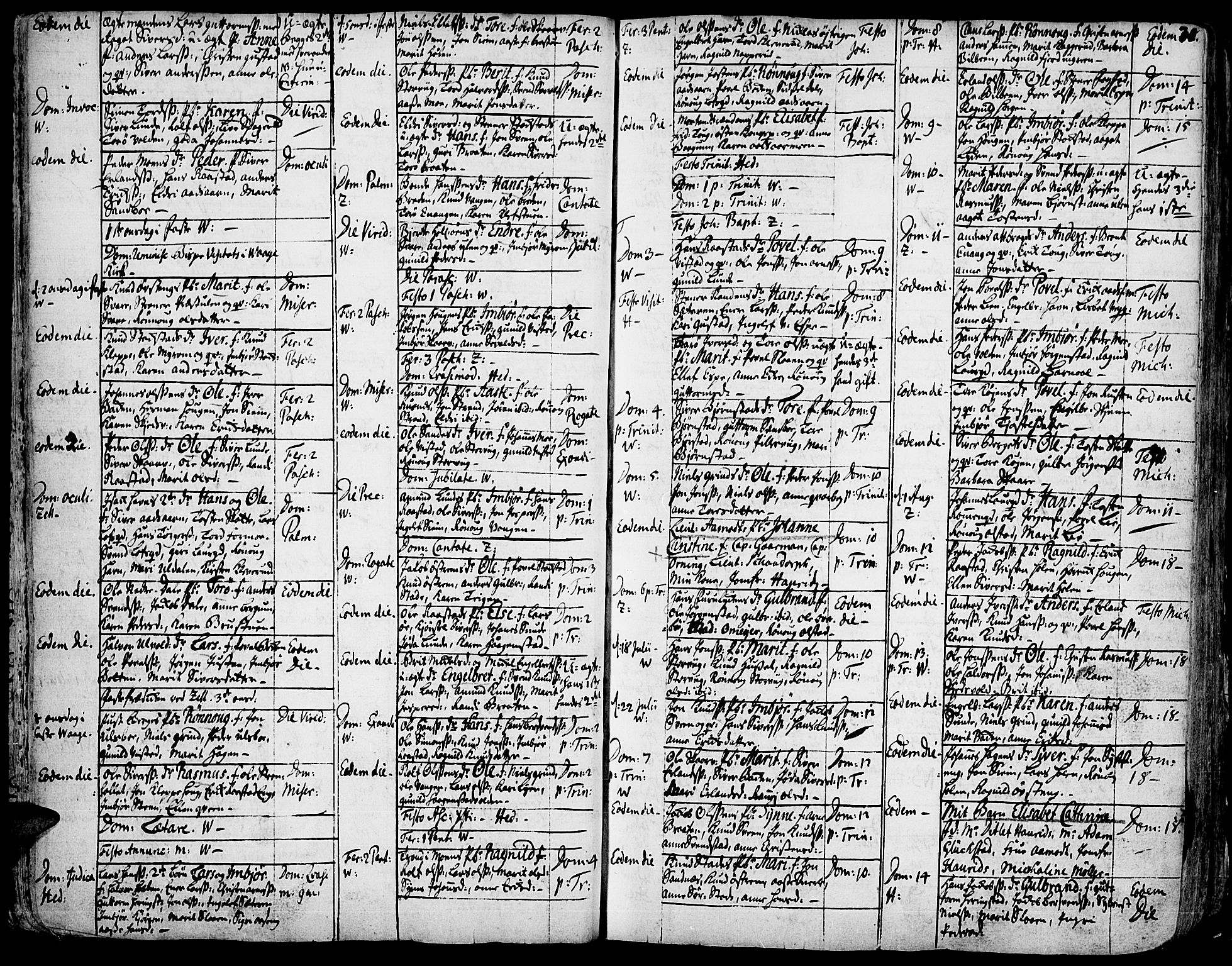 Vågå prestekontor, SAH/PREST-076/H/Ha/Haa/L0001: Parish register (official) no. 1, 1739-1810, p. 30