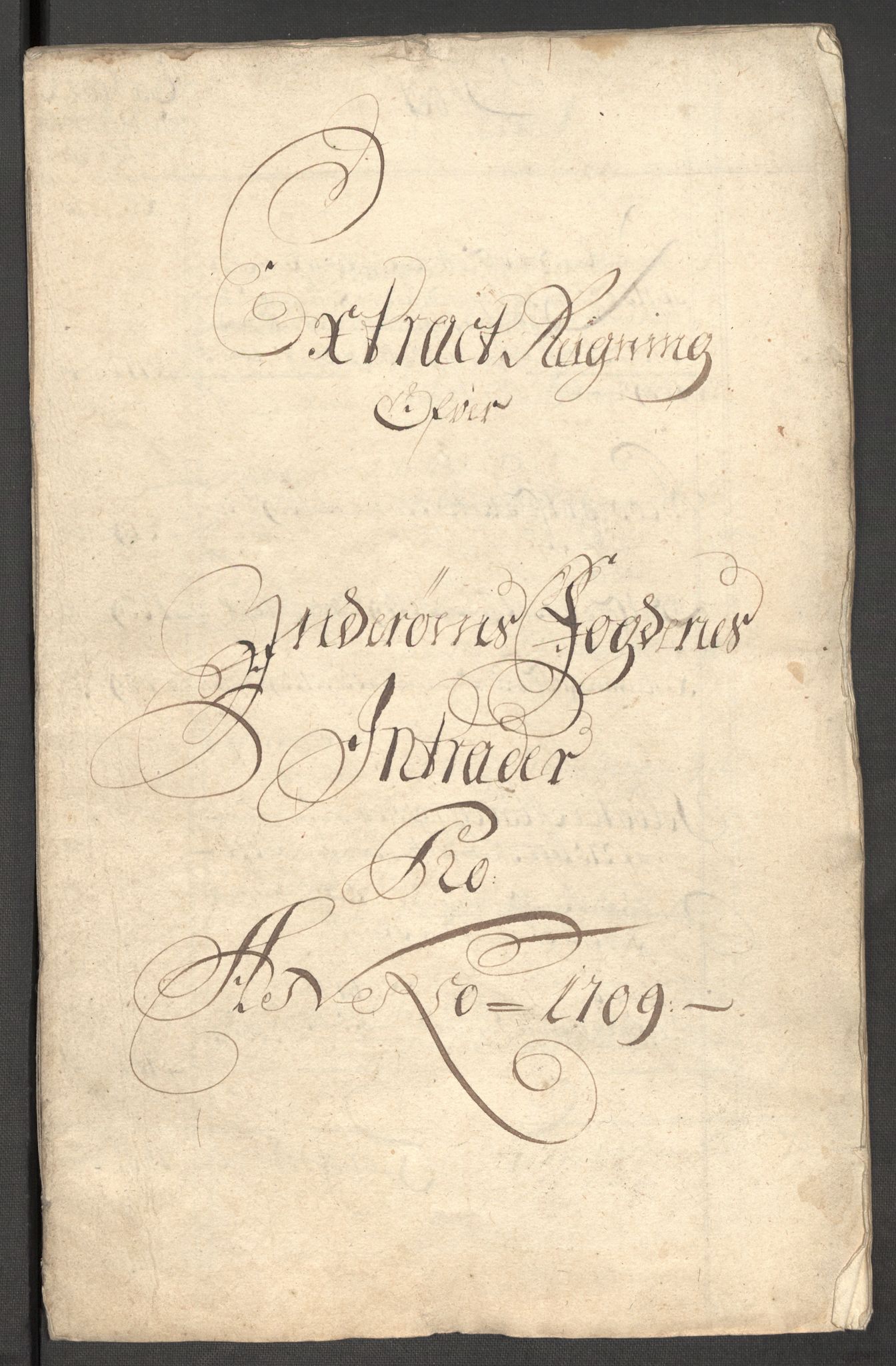 Rentekammeret inntil 1814, Reviderte regnskaper, Fogderegnskap, AV/RA-EA-4092/R63/L4317: Fogderegnskap Inderøy, 1709, p. 4