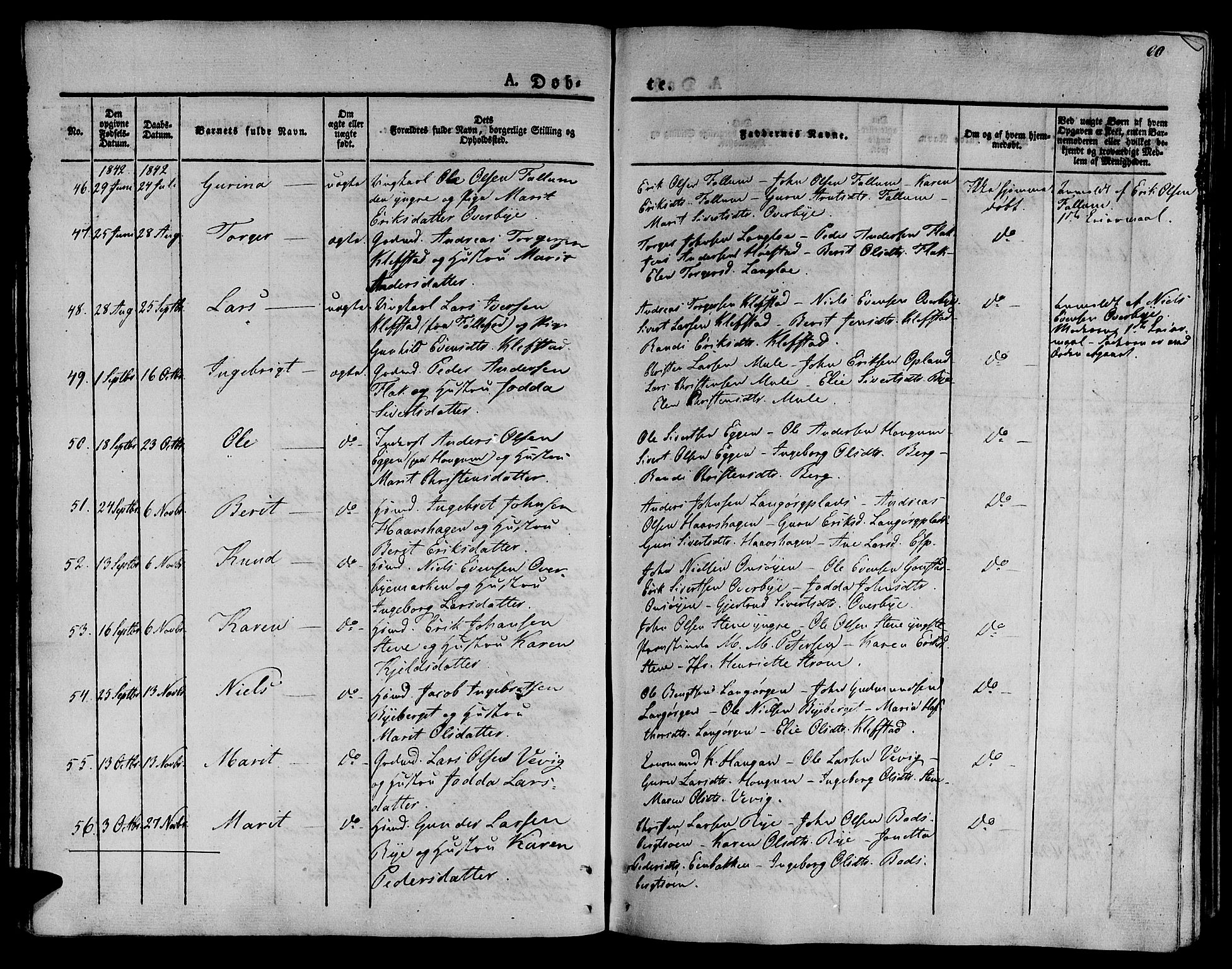 Ministerialprotokoller, klokkerbøker og fødselsregistre - Sør-Trøndelag, SAT/A-1456/612/L0374: Parish register (official) no. 612A07 /1, 1829-1845, p. 60