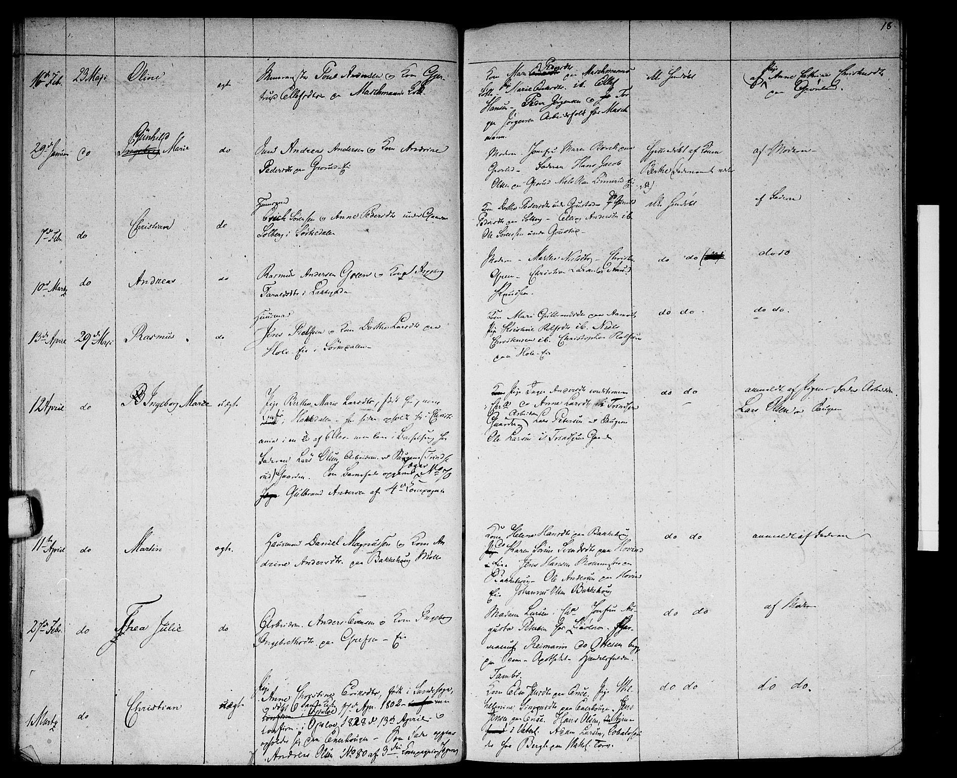 Aker prestekontor kirkebøker, AV/SAO-A-10861/G/L0005: Parish register (copy) no. 5, 1830-1831, p. 18