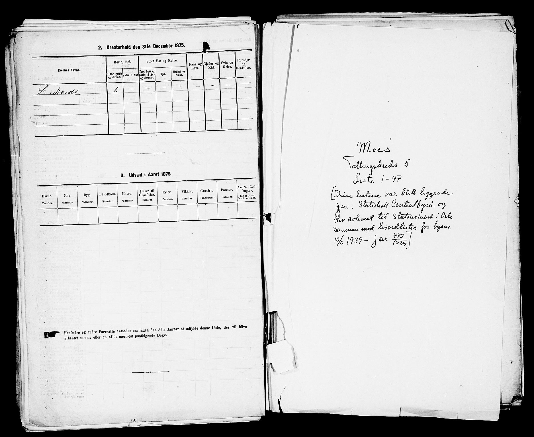 RA, 1875 census for 0104B Moss/Moss, 1875, p. 810