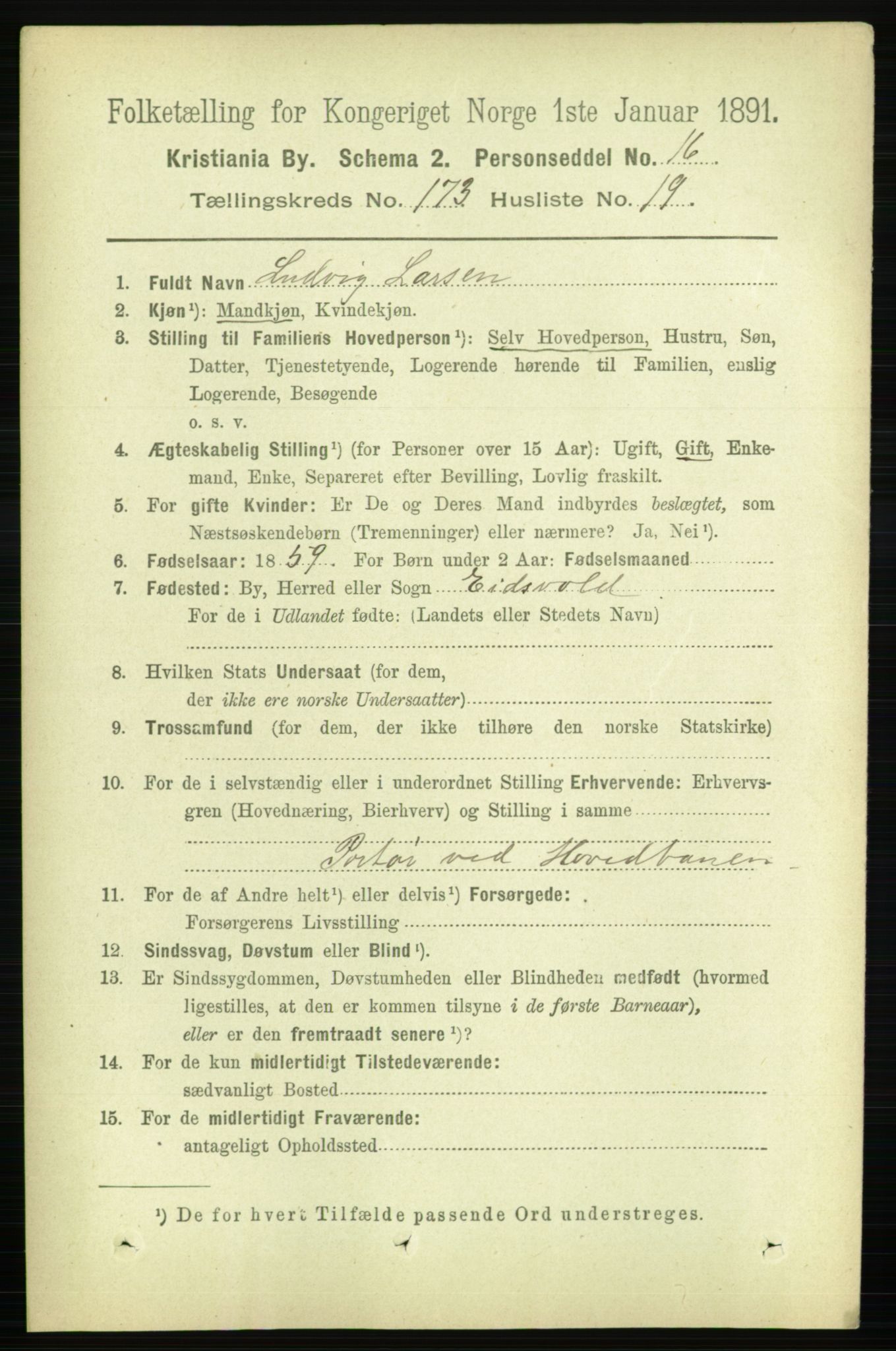 RA, 1891 census for 0301 Kristiania, 1891, p. 103712