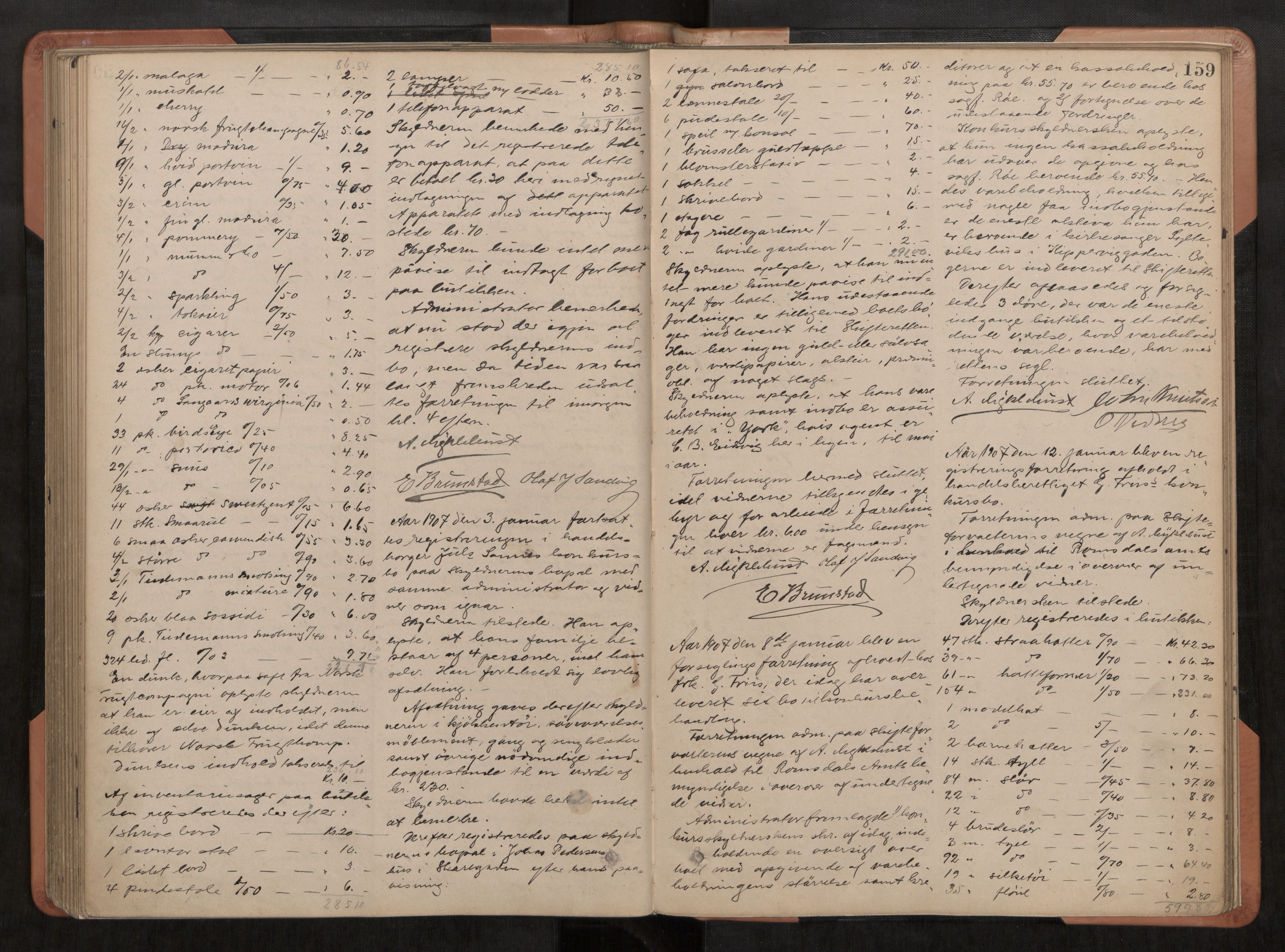 Ålesund byfogd, AV/SAT-A-4384/0001/03/03C/L0005: Registreringsprotokoll, 1899-1908, p. 159