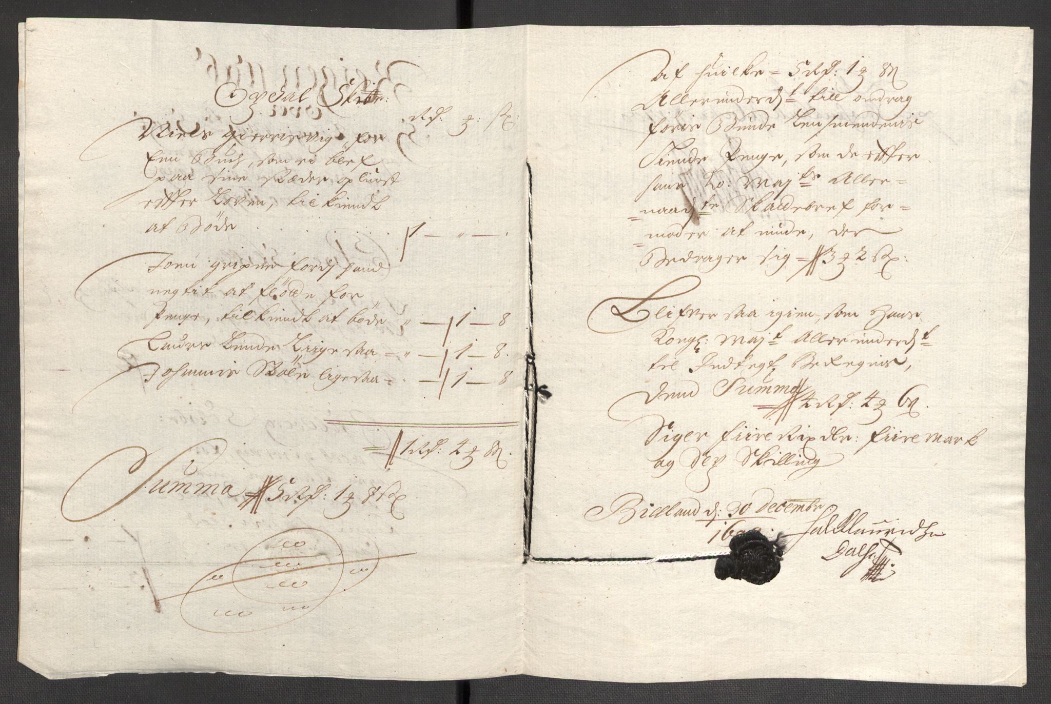 Rentekammeret inntil 1814, Reviderte regnskaper, Fogderegnskap, AV/RA-EA-4092/R48/L2978: Fogderegnskap Sunnhordland og Hardanger, 1699, p. 44