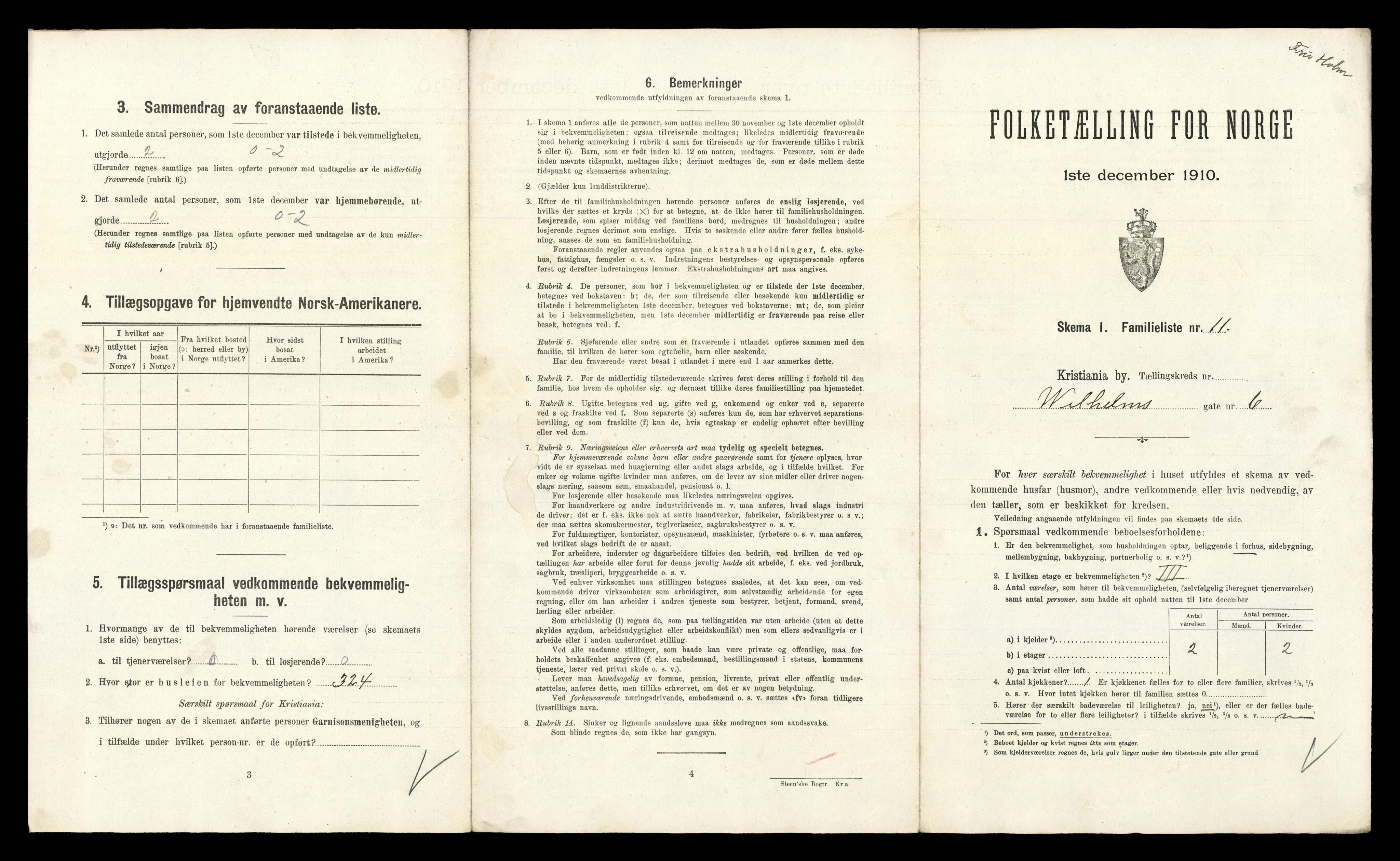 RA, 1910 census for Kristiania, 1910, p. 123269