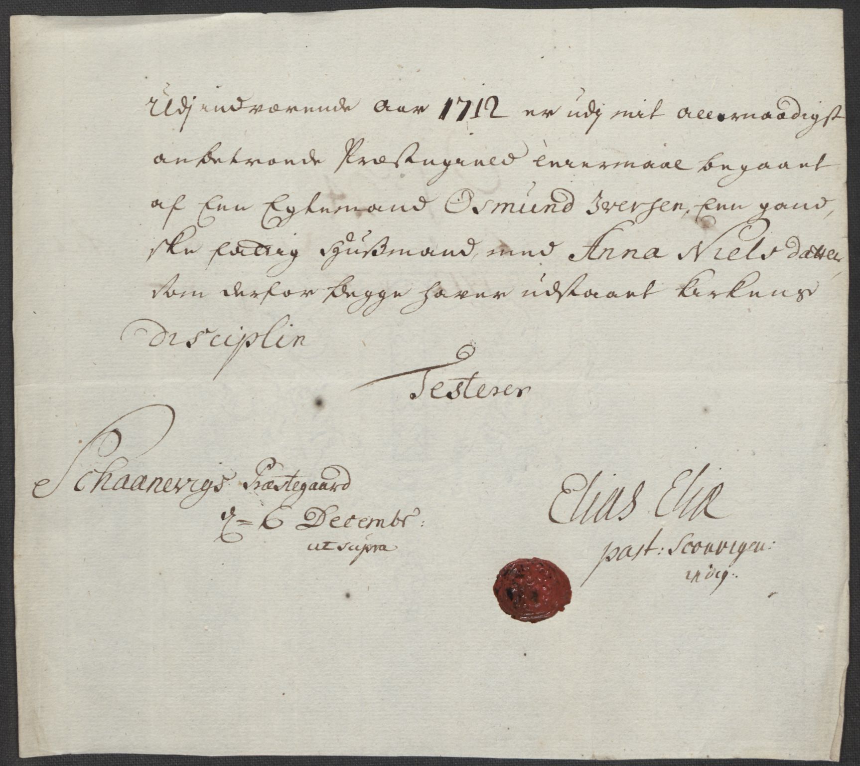 Rentekammeret inntil 1814, Reviderte regnskaper, Fogderegnskap, AV/RA-EA-4092/R48/L2988: Fogderegnskap Sunnhordland og Hardanger, 1712, p. 233