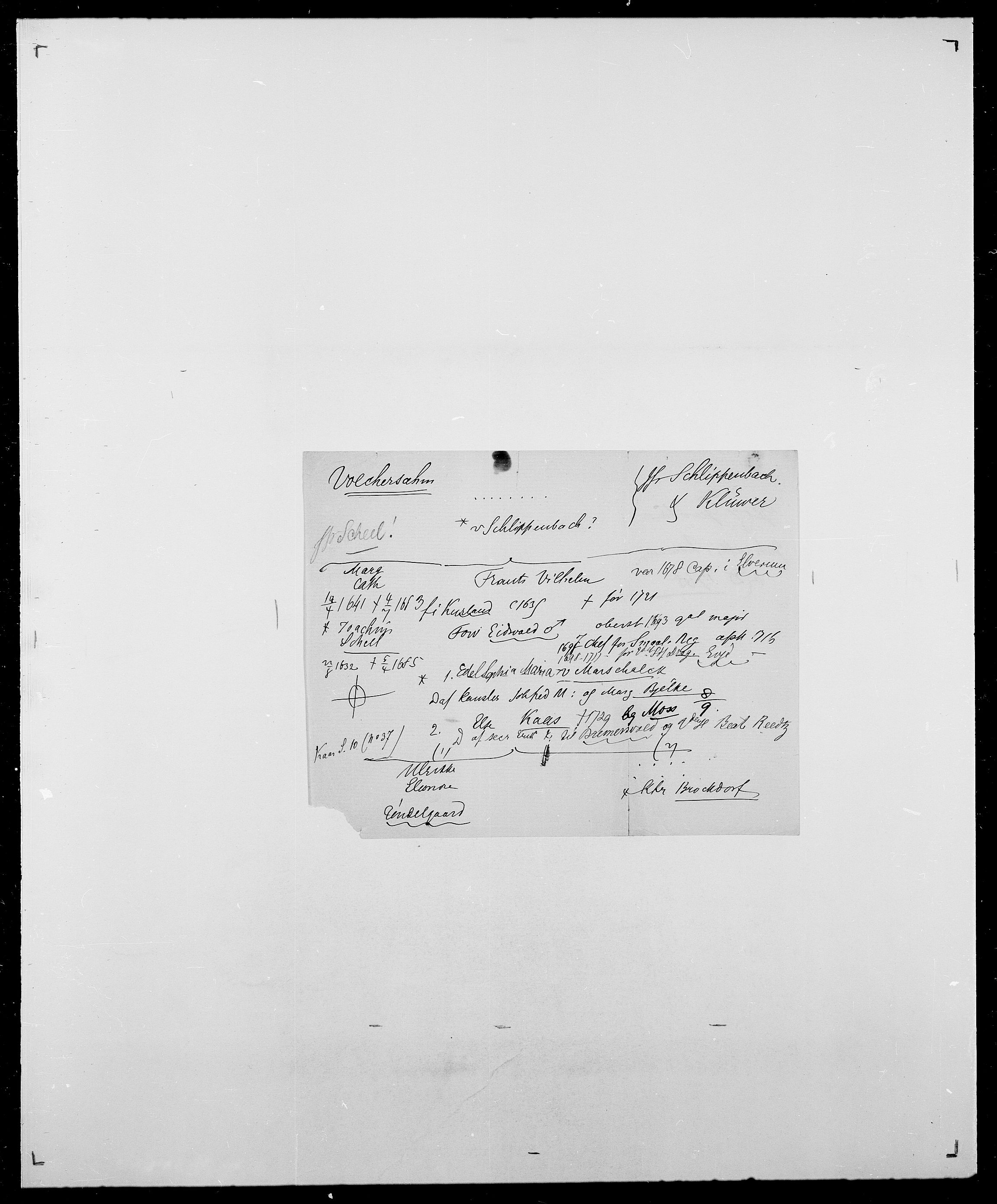 Delgobe, Charles Antoine - samling, AV/SAO-PAO-0038/D/Da/L0042: Vilain - Wulf, Wulff, se også Wolf, p. 595