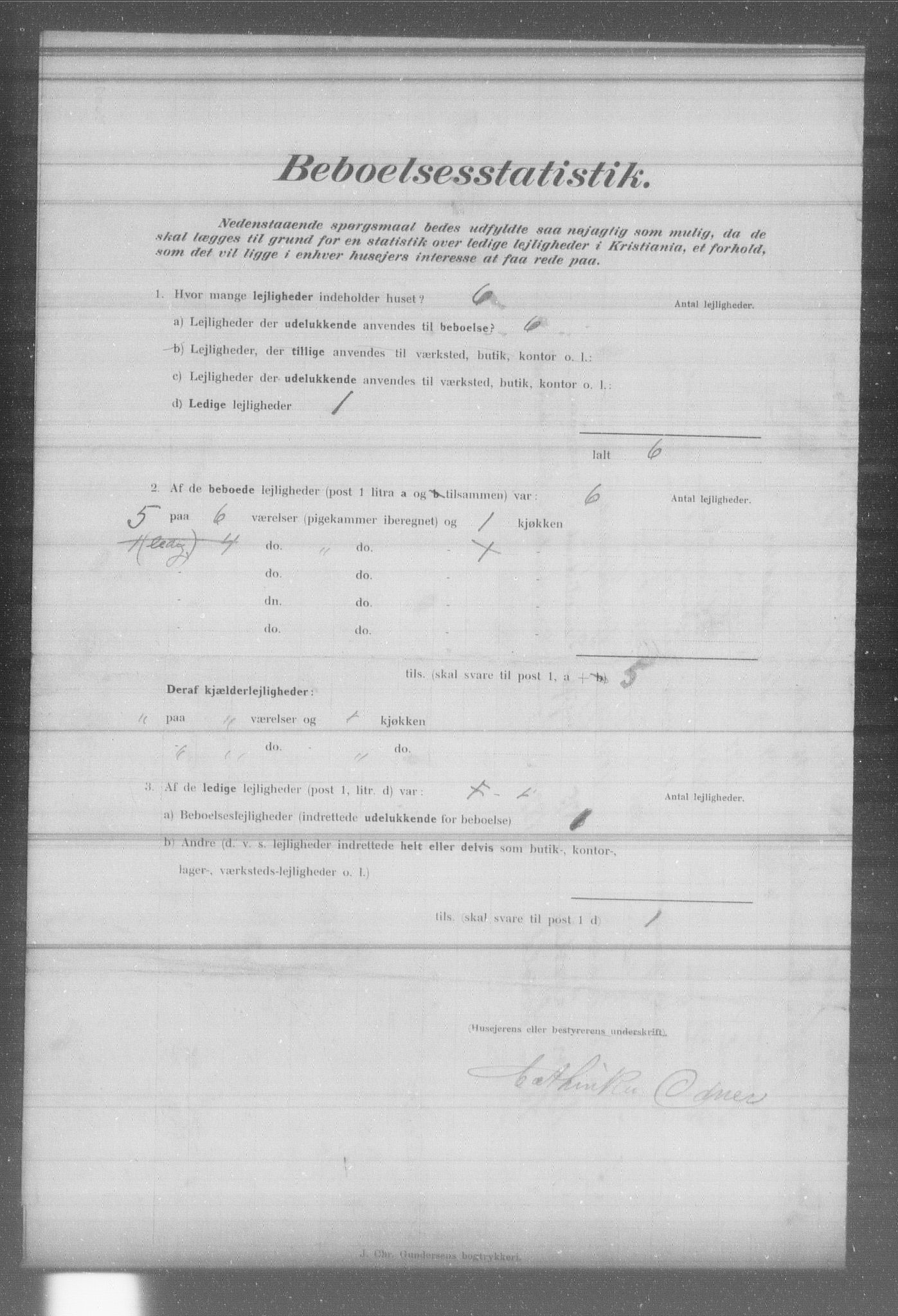 OBA, Municipal Census 1902 for Kristiania, 1902, p. 6731