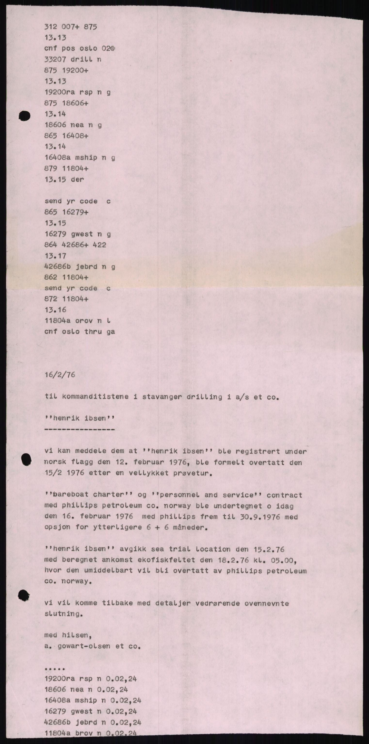 Pa 1503 - Stavanger Drilling AS, AV/SAST-A-101906/D/L0006: Korrespondanse og saksdokumenter, 1974-1984, p. 1259