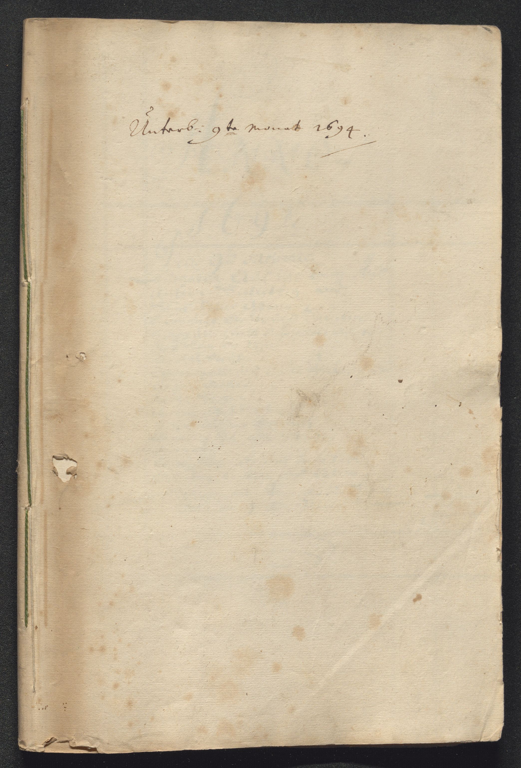 Kongsberg Sølvverk 1623-1816, SAKO/EA-3135/001/D/Dc/Dcd/L0067: Utgiftsregnskap for gruver m.m. , 1694, p. 370