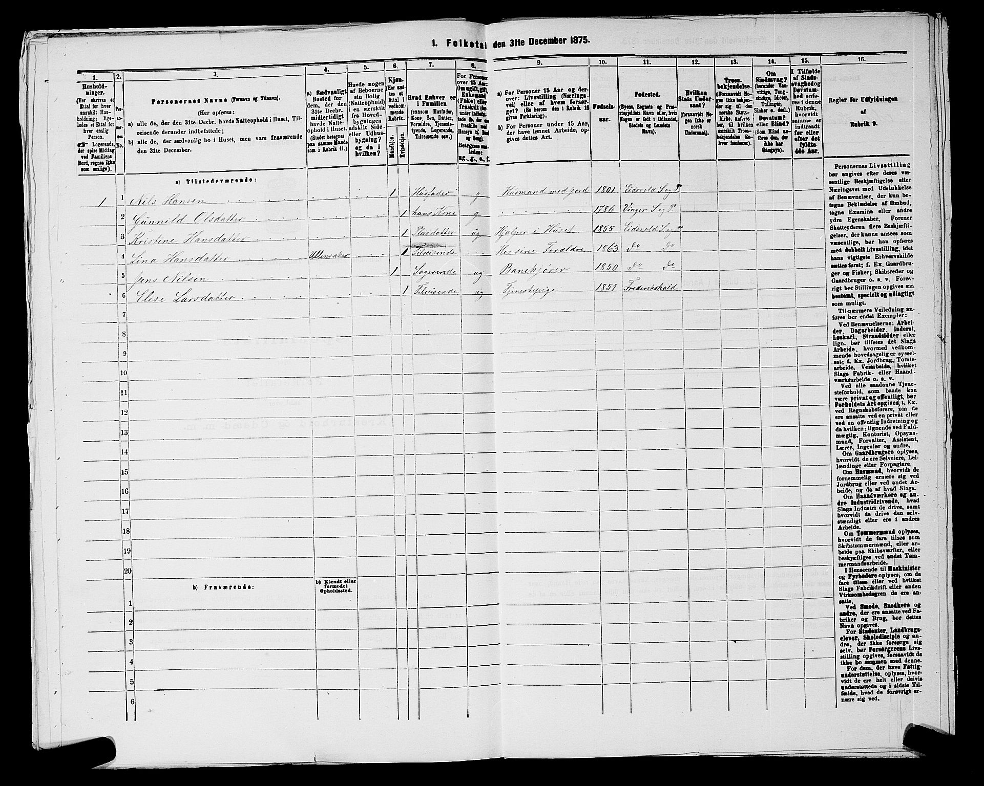 RA, 1875 census for 0237P Eidsvoll, 1875, p. 2468