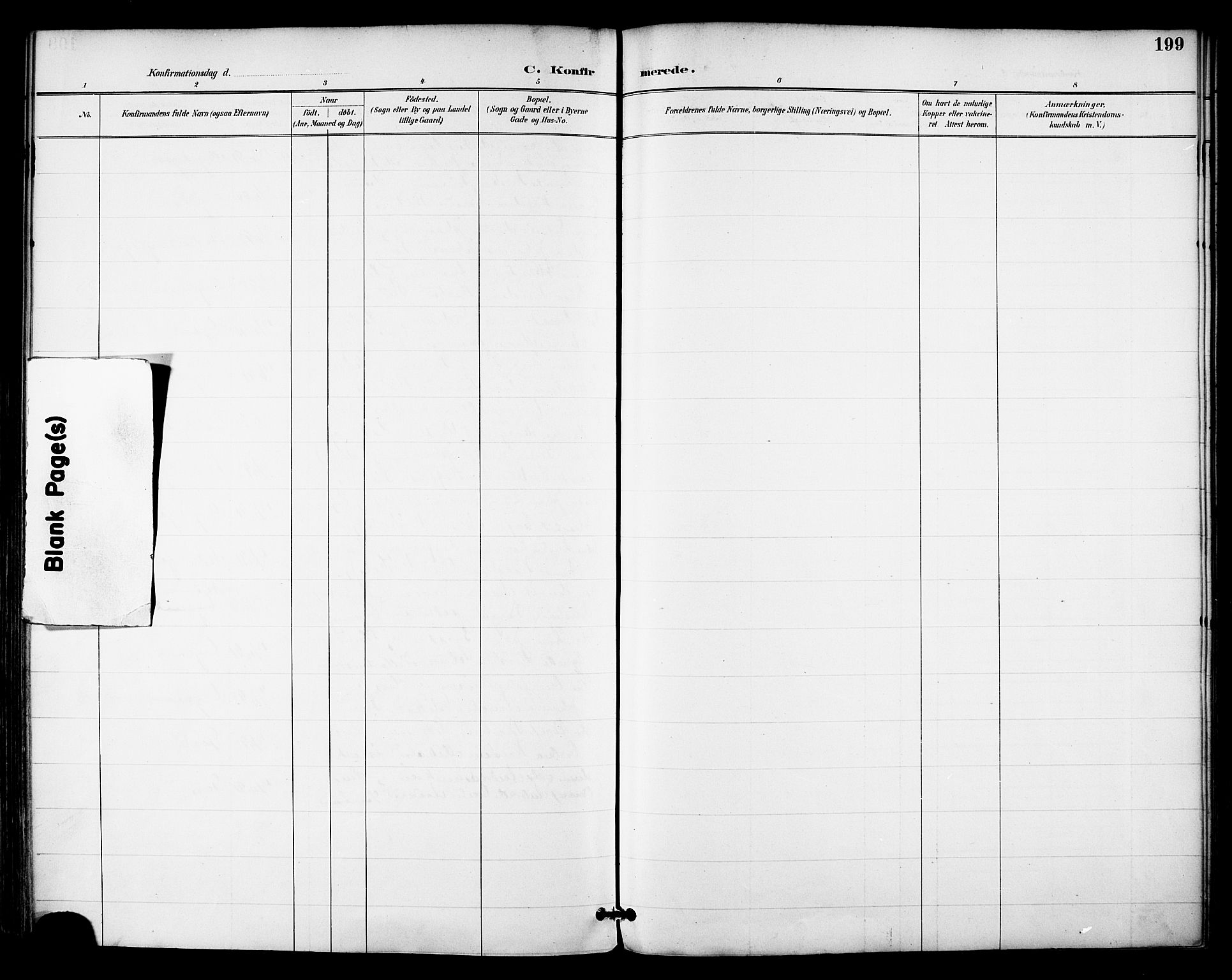 Ministerialprotokoller, klokkerbøker og fødselsregistre - Nordland, AV/SAT-A-1459/855/L0803: Parish register (official) no. 855A11, 1887-1905, p. 199