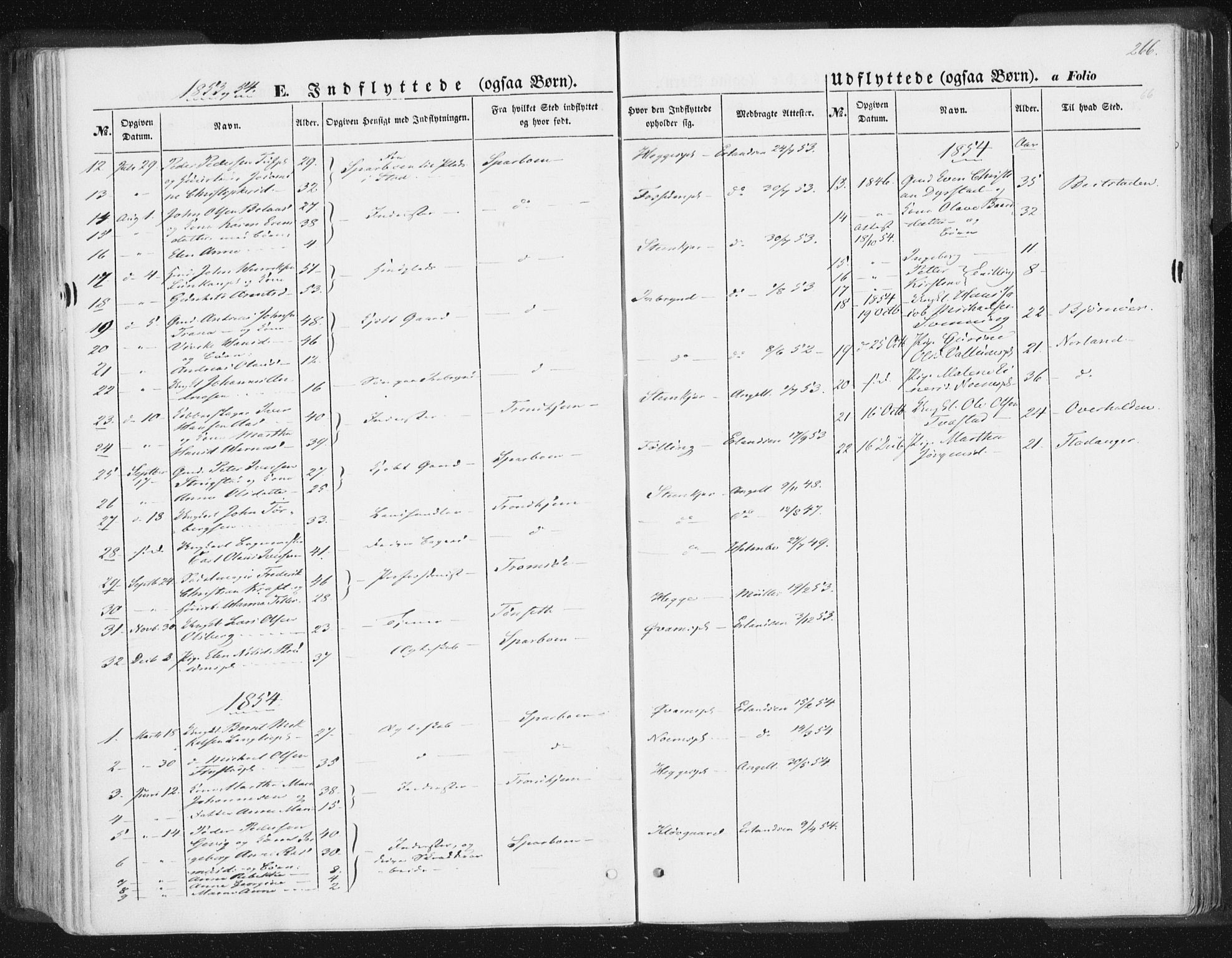 Ministerialprotokoller, klokkerbøker og fødselsregistre - Nord-Trøndelag, SAT/A-1458/746/L0446: Parish register (official) no. 746A05, 1846-1859, p. 266