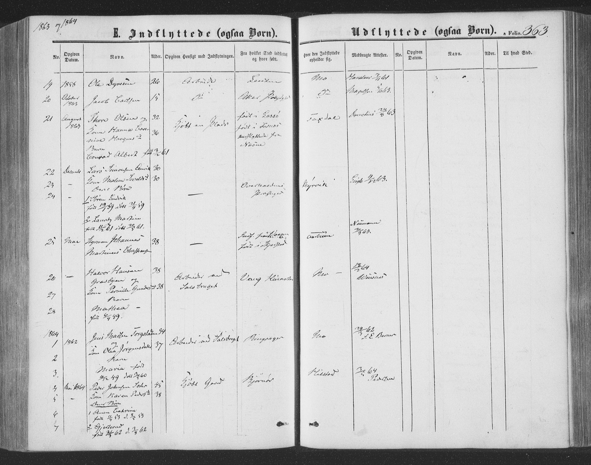 Ministerialprotokoller, klokkerbøker og fødselsregistre - Nord-Trøndelag, SAT/A-1458/773/L0615: Parish register (official) no. 773A06, 1857-1870, p. 363