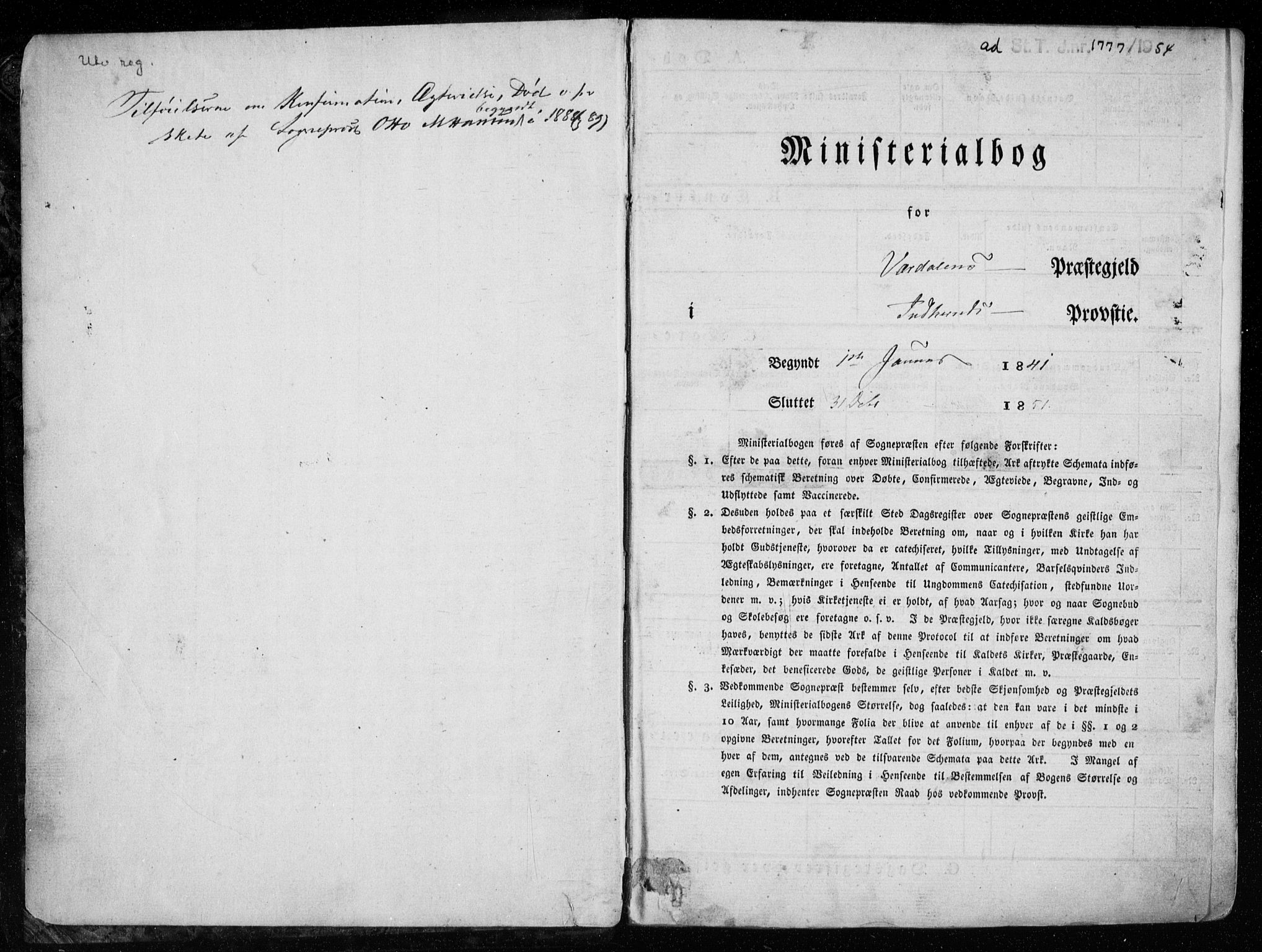 Ministerialprotokoller, klokkerbøker og fødselsregistre - Nord-Trøndelag, SAT/A-1458/723/L0239: Parish register (official) no. 723A08, 1841-1851