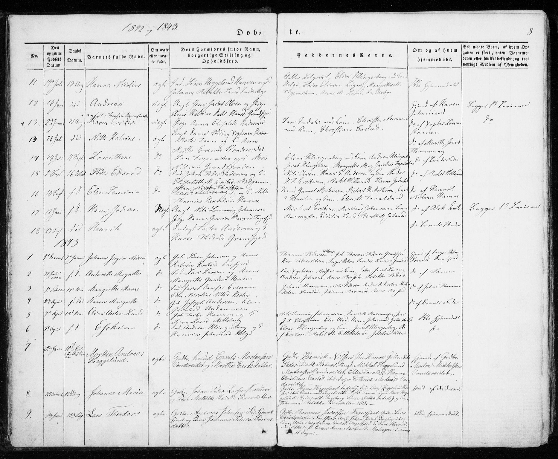 Karlsøy sokneprestembete, SATØ/S-1299/H/Ha/Haa/L0009kirke: Parish register (official) no. 9, 1838-1867, p. 8