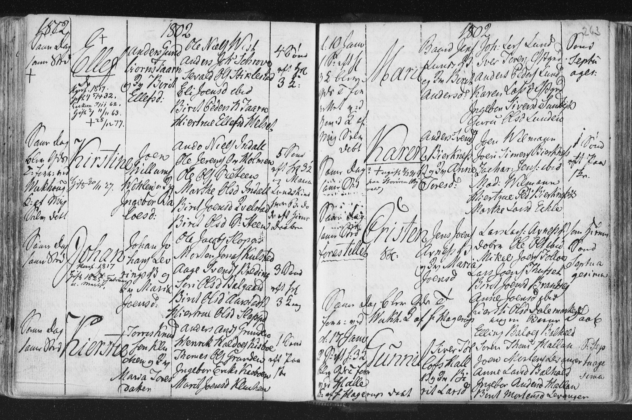 Ministerialprotokoller, klokkerbøker og fødselsregistre - Nord-Trøndelag, SAT/A-1458/723/L0232: Parish register (official) no. 723A03, 1781-1804, p. 263