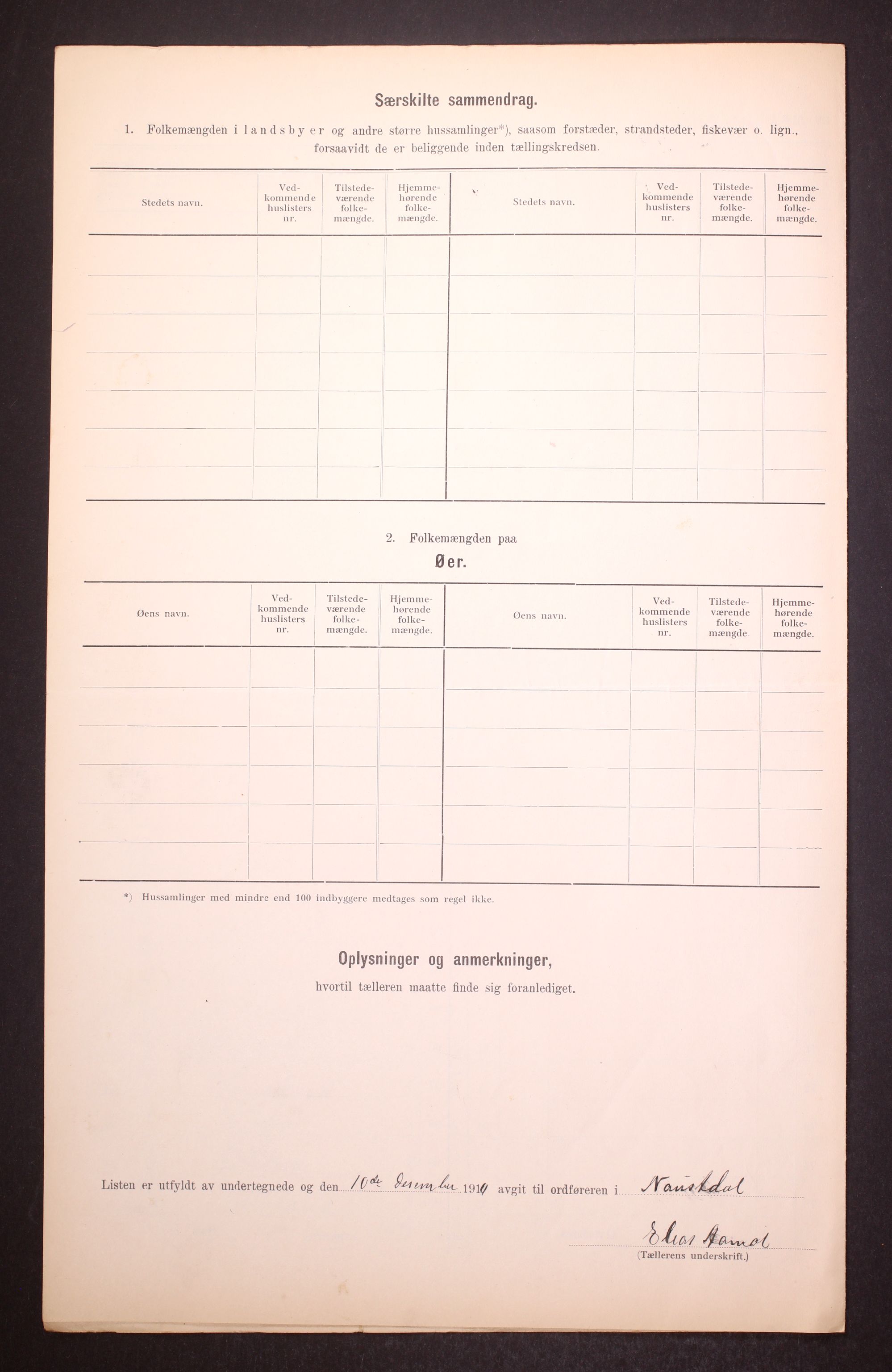 RA, 1910 census for Naustdal, 1910, p. 18