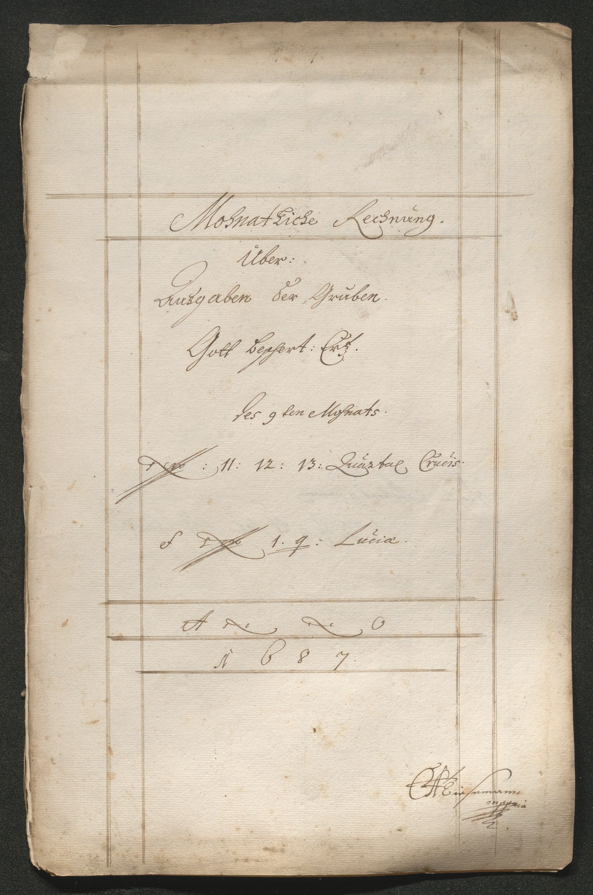 Kongsberg Sølvverk 1623-1816, SAKO/EA-3135/001/D/Dc/Dcd/L0065: Utgiftsregnskap for gruver m.m. , 1687, p. 257