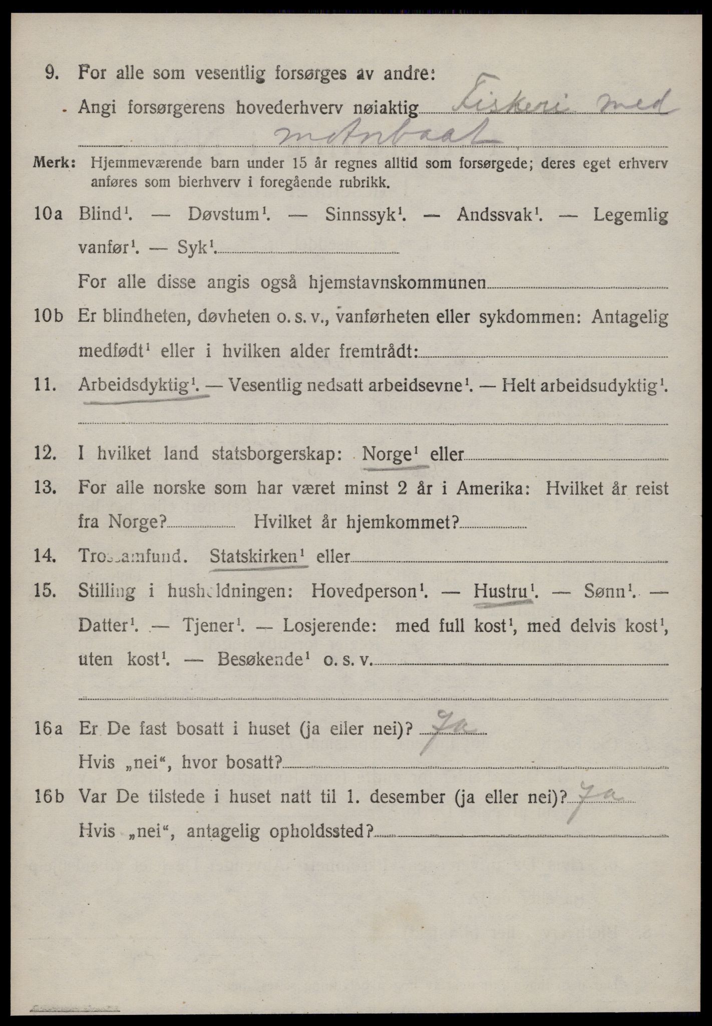 SAT, 1920 census for Haram, 1920, p. 2204