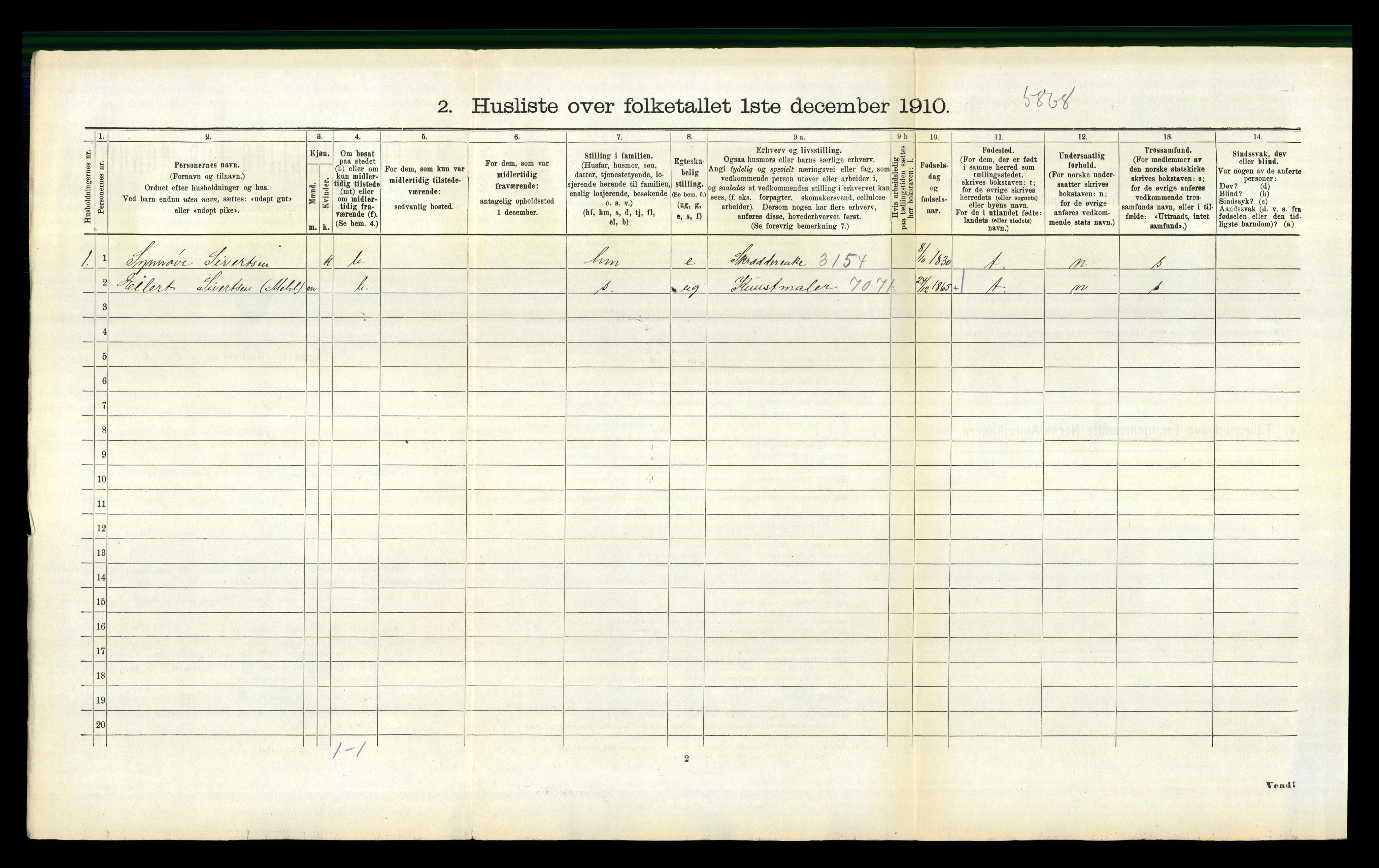 RA, 1910 census for Eid, 1910, p. 778