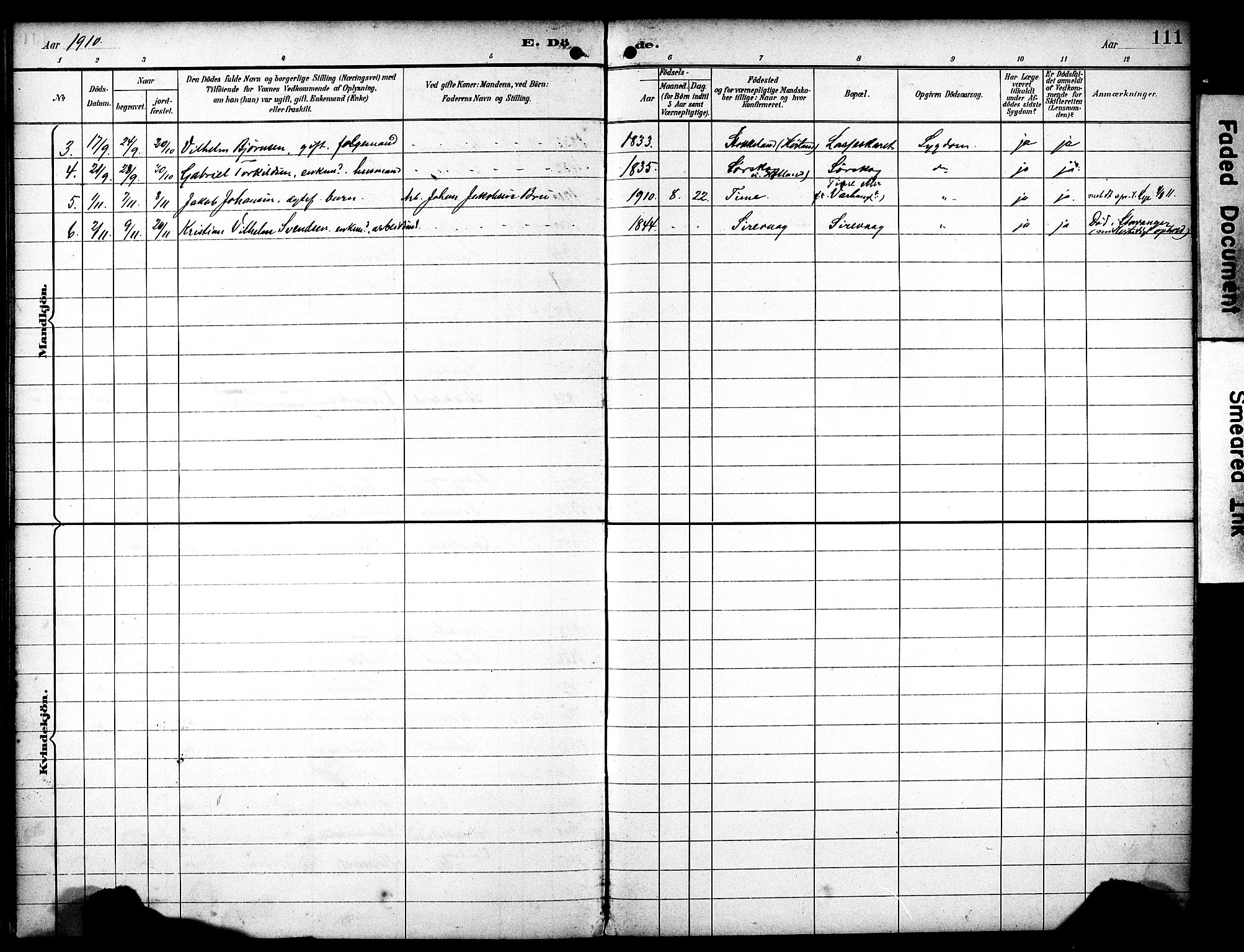 Eigersund sokneprestkontor, AV/SAST-A-101807/S08/L0020: Parish register (official) no. A 19, 1893-1910, p. 111