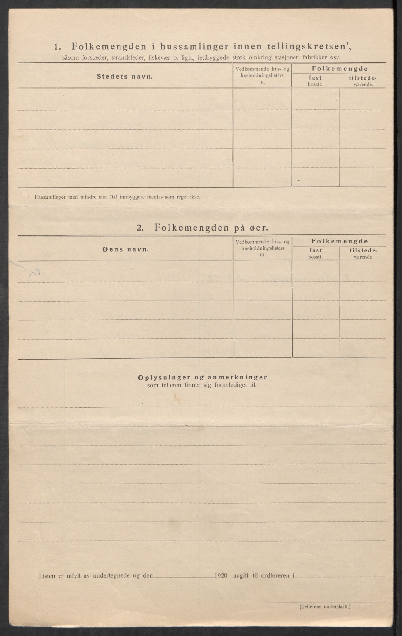 SAT, 1920 census for Strinda, 1920, p. 36