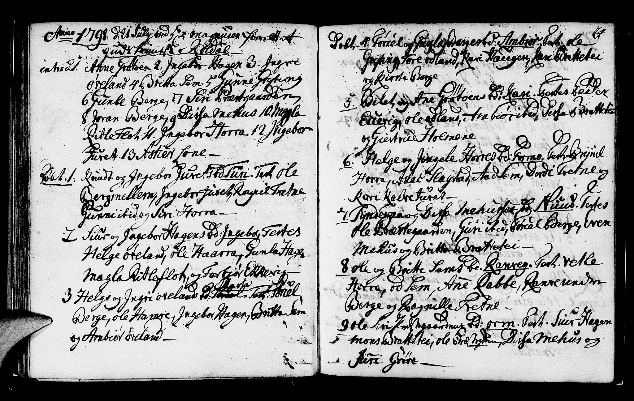 Røldal sokneprestembete, SAB/A-100247: Parish register (official) no. A 1, 1780-1816, p. 24