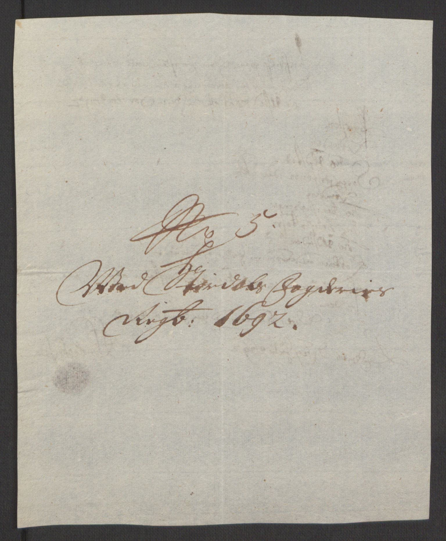 Rentekammeret inntil 1814, Reviderte regnskaper, Fogderegnskap, RA/EA-4092/R62/L4185: Fogderegnskap Stjørdal og Verdal, 1692, p. 158