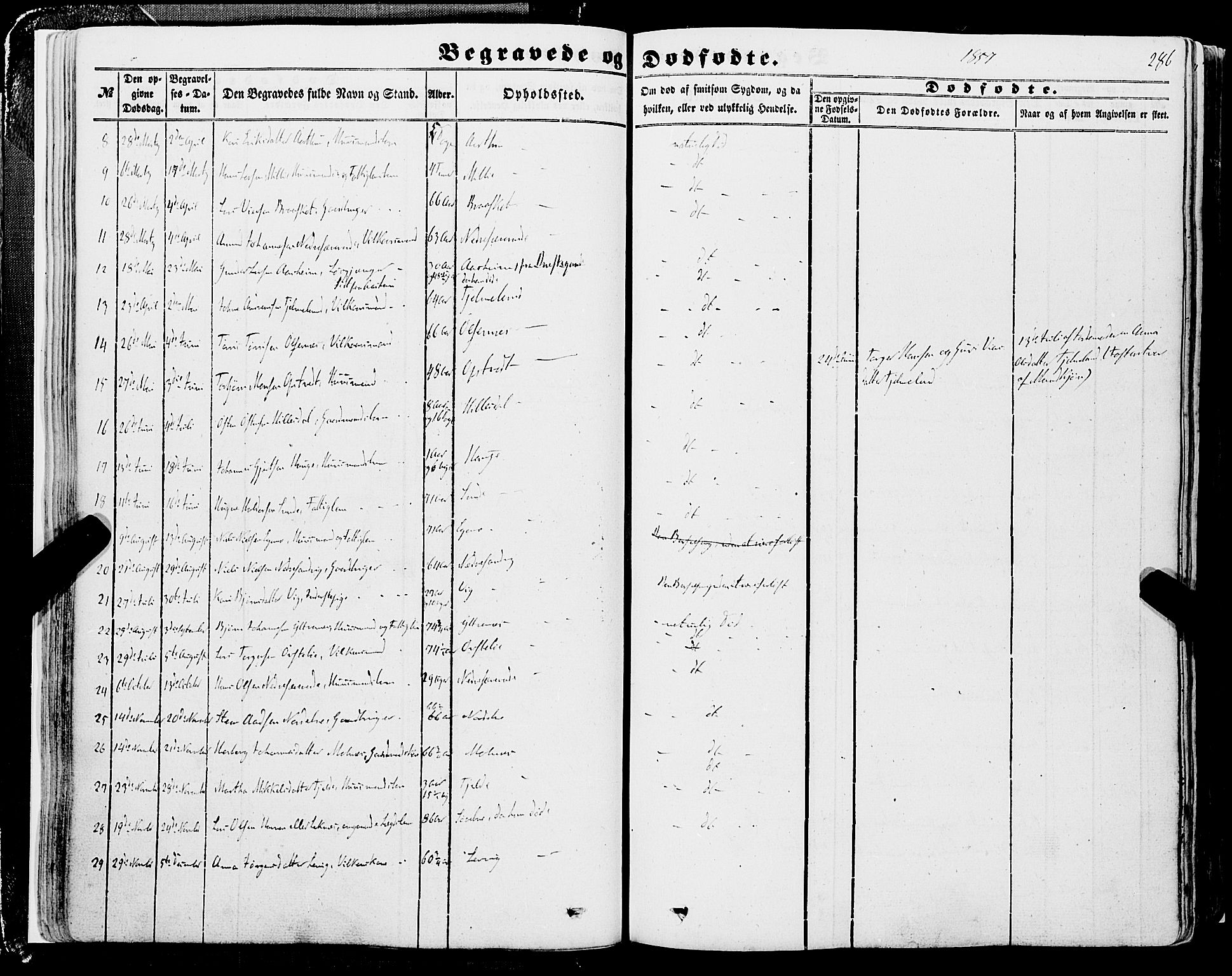 Skånevik sokneprestembete, SAB/A-77801/H/Haa: Parish register (official) no. A 5II, 1848-1869, p. 286