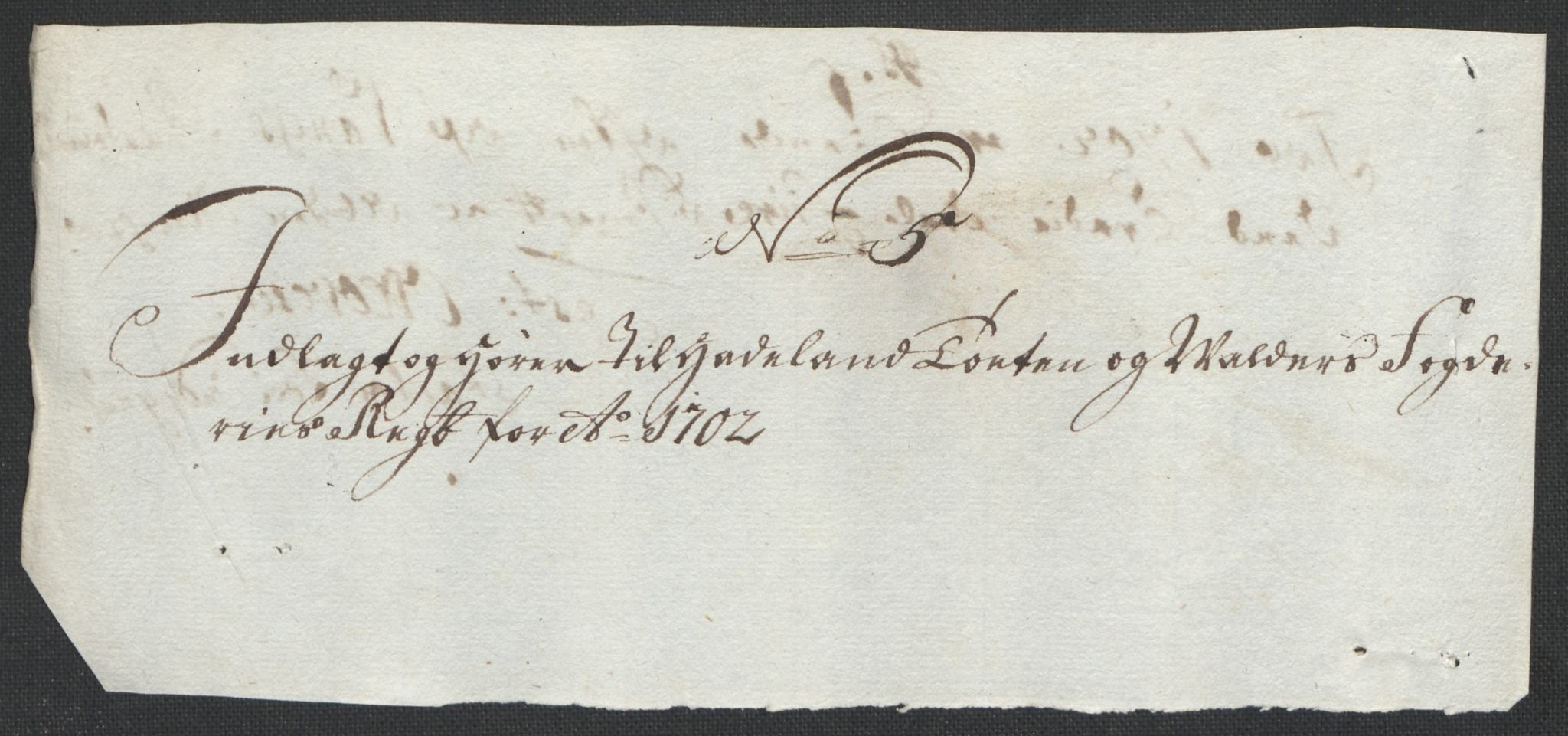 Rentekammeret inntil 1814, Reviderte regnskaper, Fogderegnskap, AV/RA-EA-4092/R18/L1300: Fogderegnskap Hadeland, Toten og Valdres, 1702, p. 270