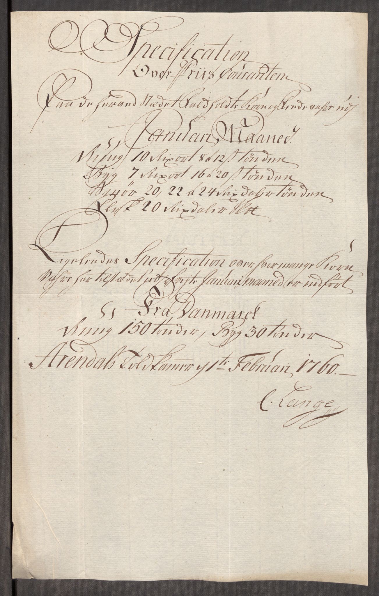 Rentekammeret inntil 1814, Realistisk ordnet avdeling, AV/RA-EA-4070/Oe/L0006: [Ø1]: Priskuranter, 1758-1760, p. 851