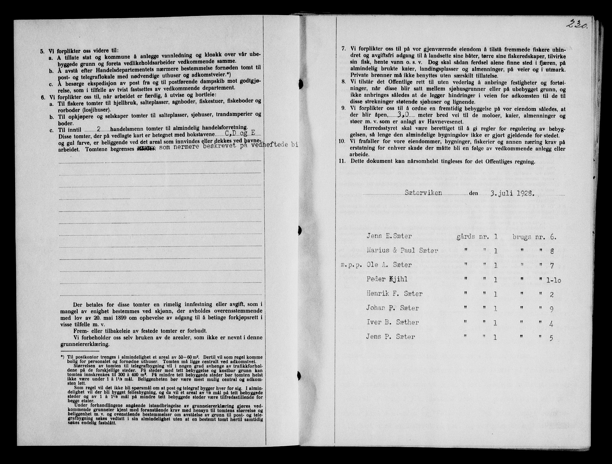 Fosen sorenskriveri, AV/SAT-A-1107/1/2/2C/L0067: Mortgage book no. 58, 1928-1929, p. 230, Deed date: 17.09.1928