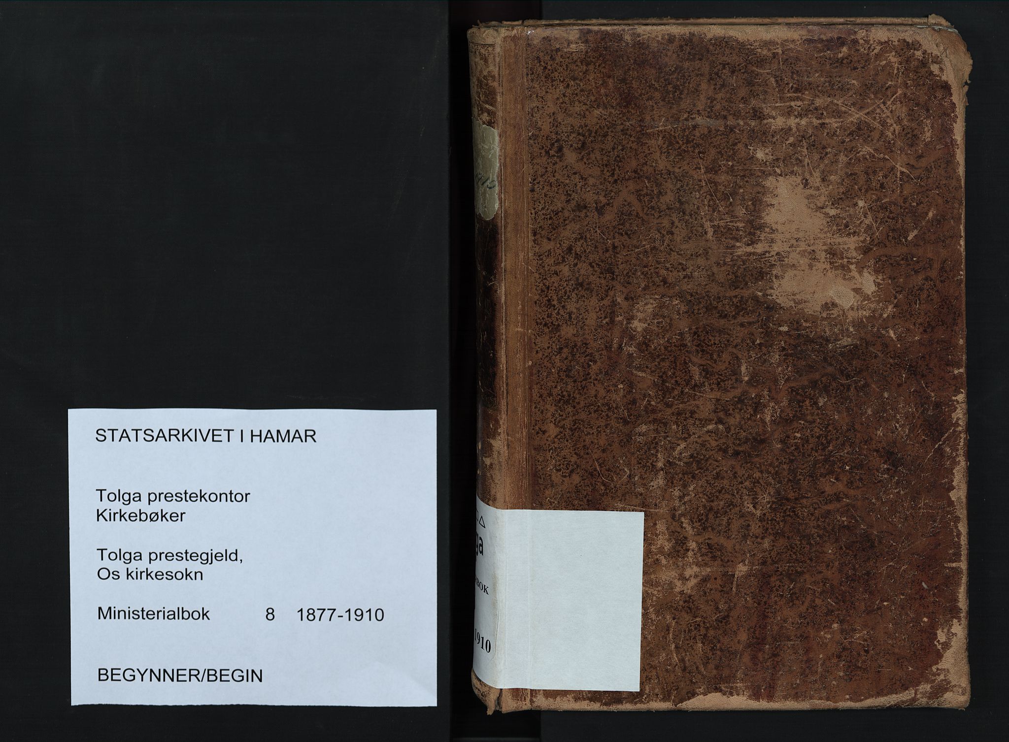 Tolga prestekontor, SAH/PREST-062/K/L0008: Parish register (official) no. 8, 1877-1910